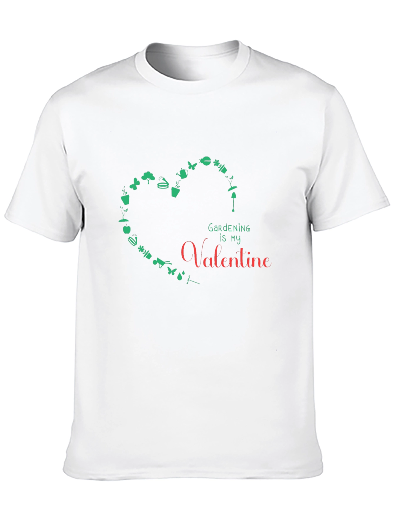 Black Gardening is My Valentine Graphic Tee view 10