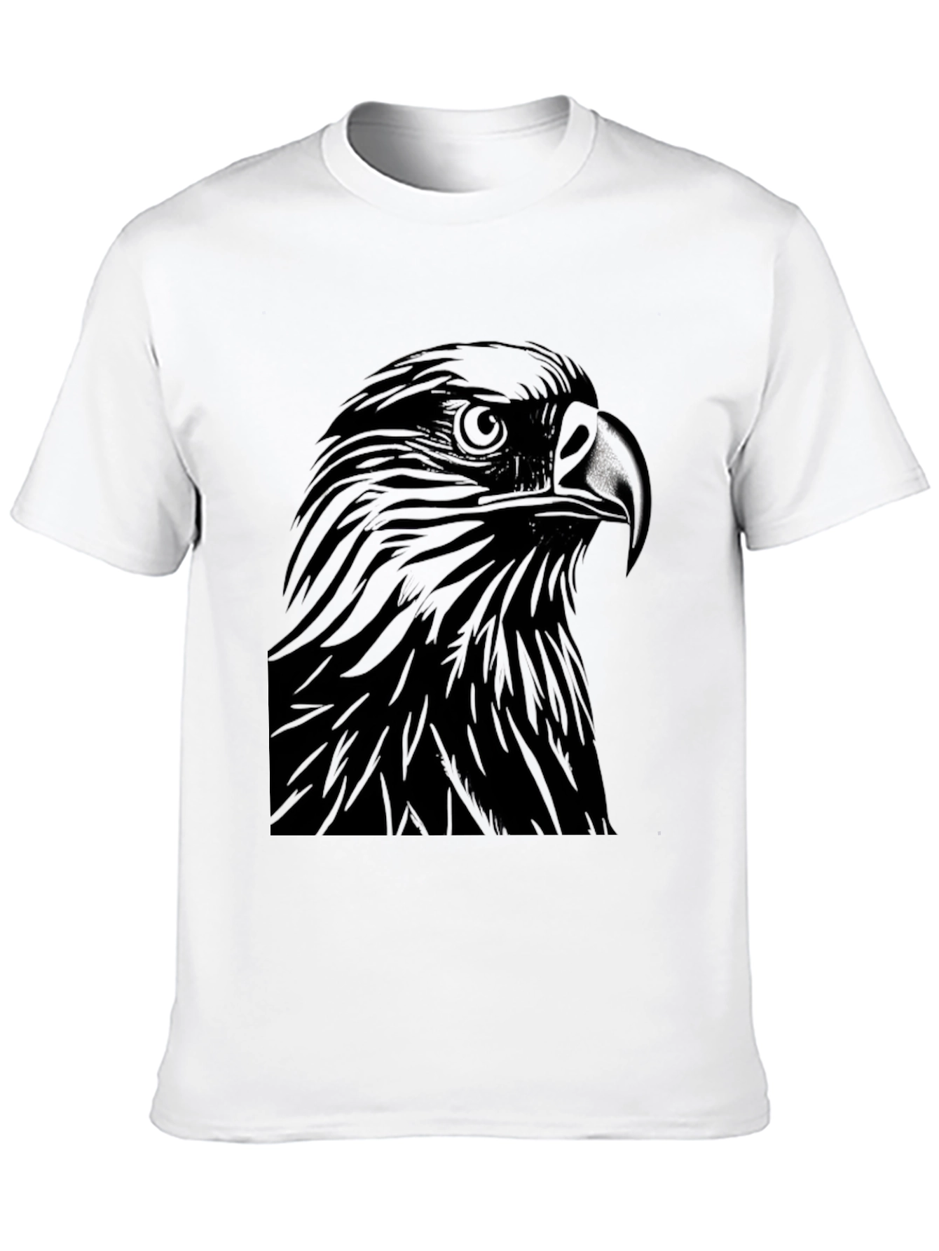 Black Black Eagle Graphic Tee - Bold Statement Shirt view 10