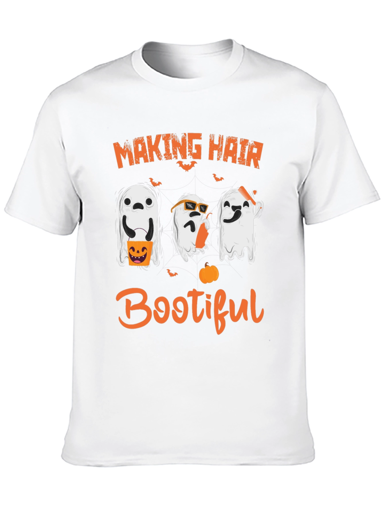 Black Making Hair Bootiful Halloween T-Shirt view 10