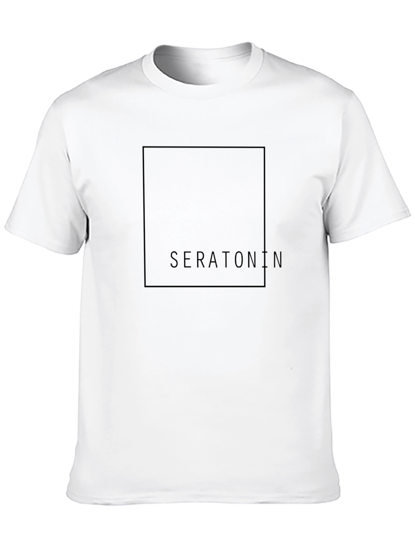 Black Serotonin Graphic Tee - Black Comfort Fit view 10