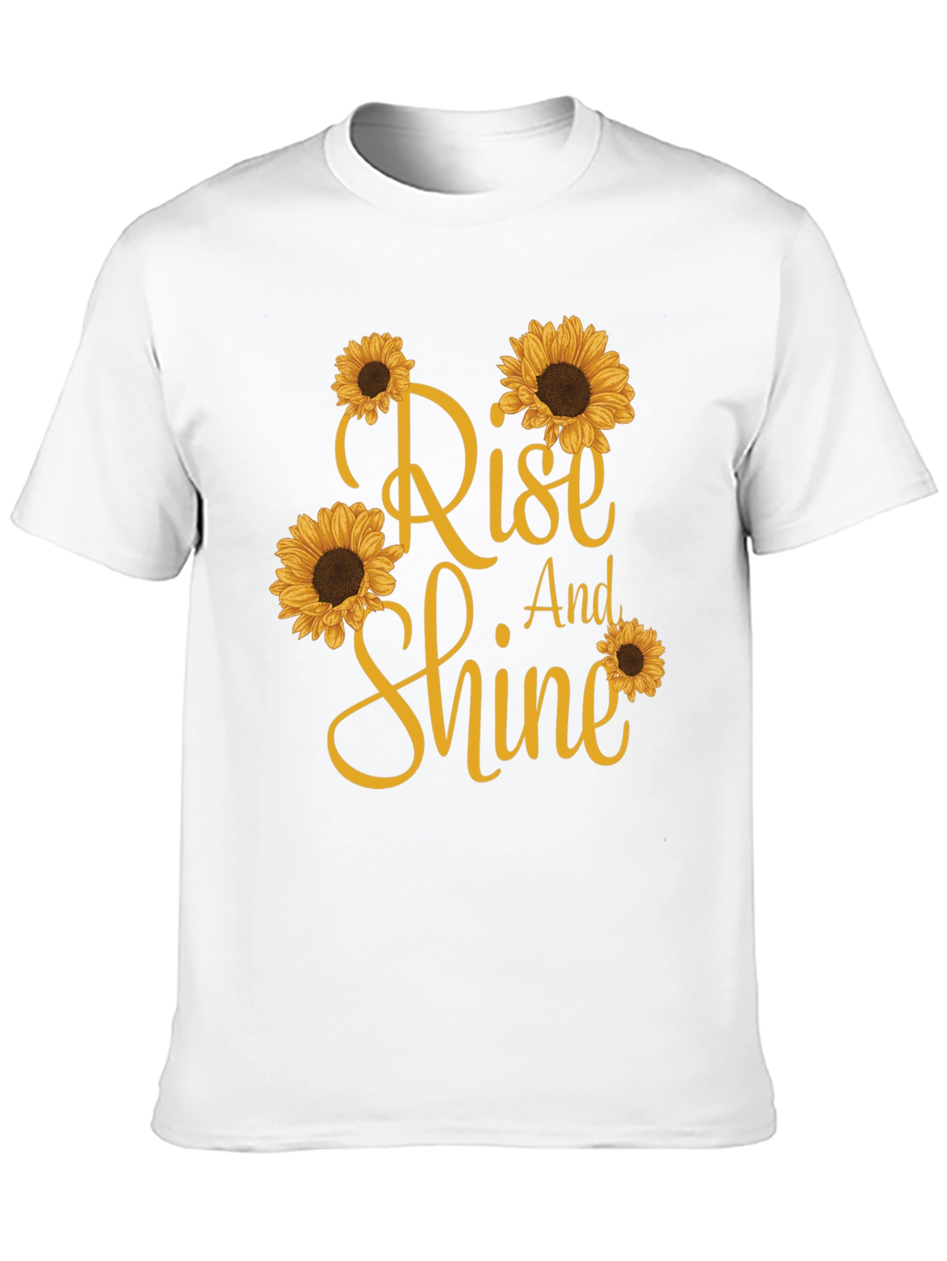Black Rise and Shine Sunflower Graphic T-Shirt view 10