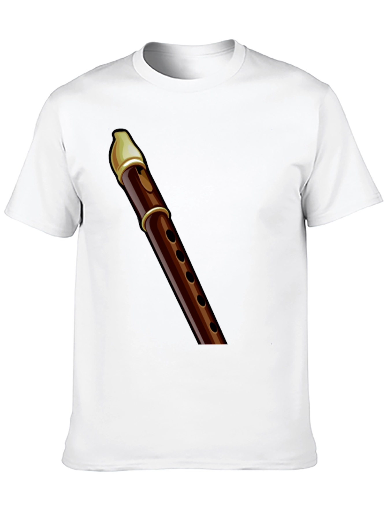 Black Flute Graphic Tee - Musician's Apparel view 10