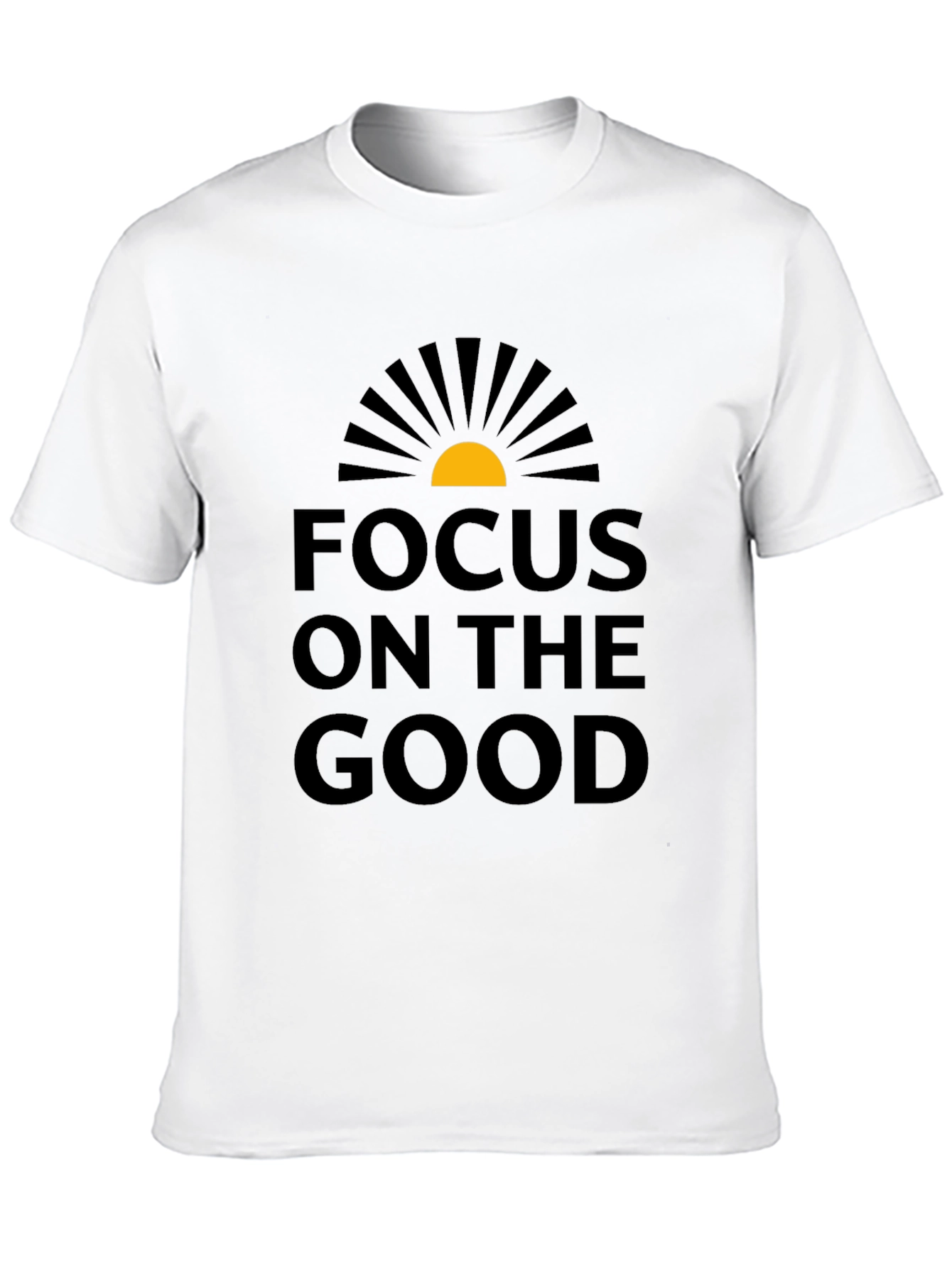 Black Focus on the Good Graphic T-Shirt - Black view 10