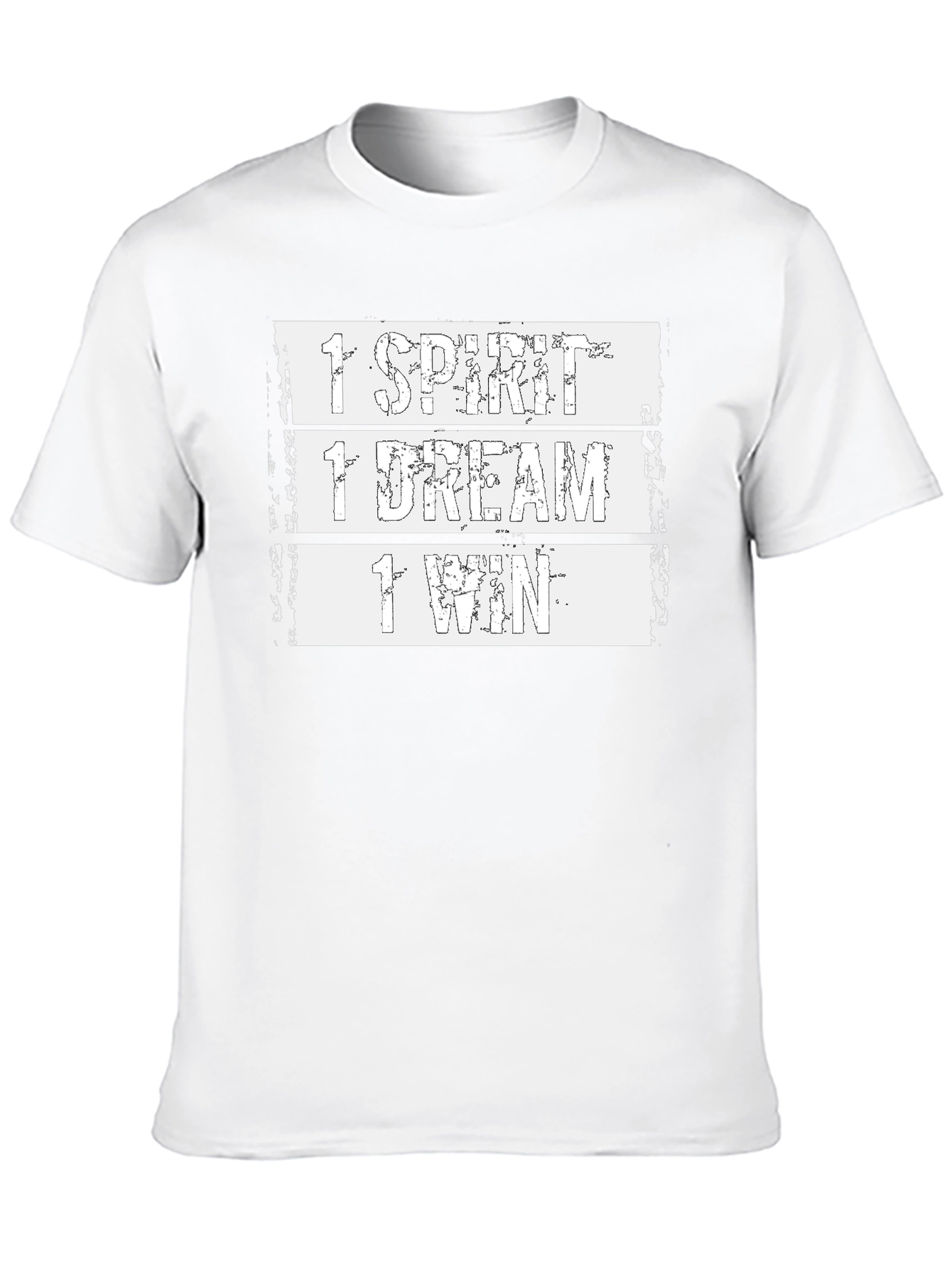 Black 1 Spirit 1 Dream 1 Win Graphic Tee view 10