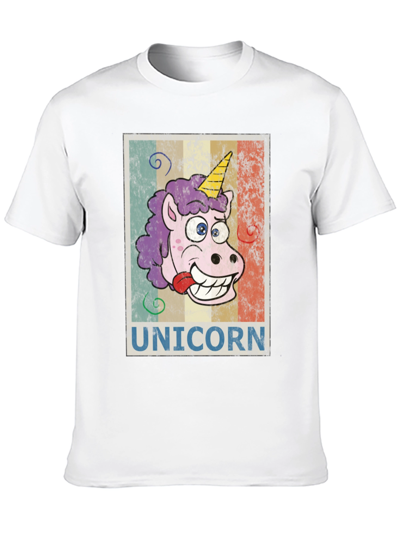 Black Funny Unicorn Graphic Tee - Unisex view 10