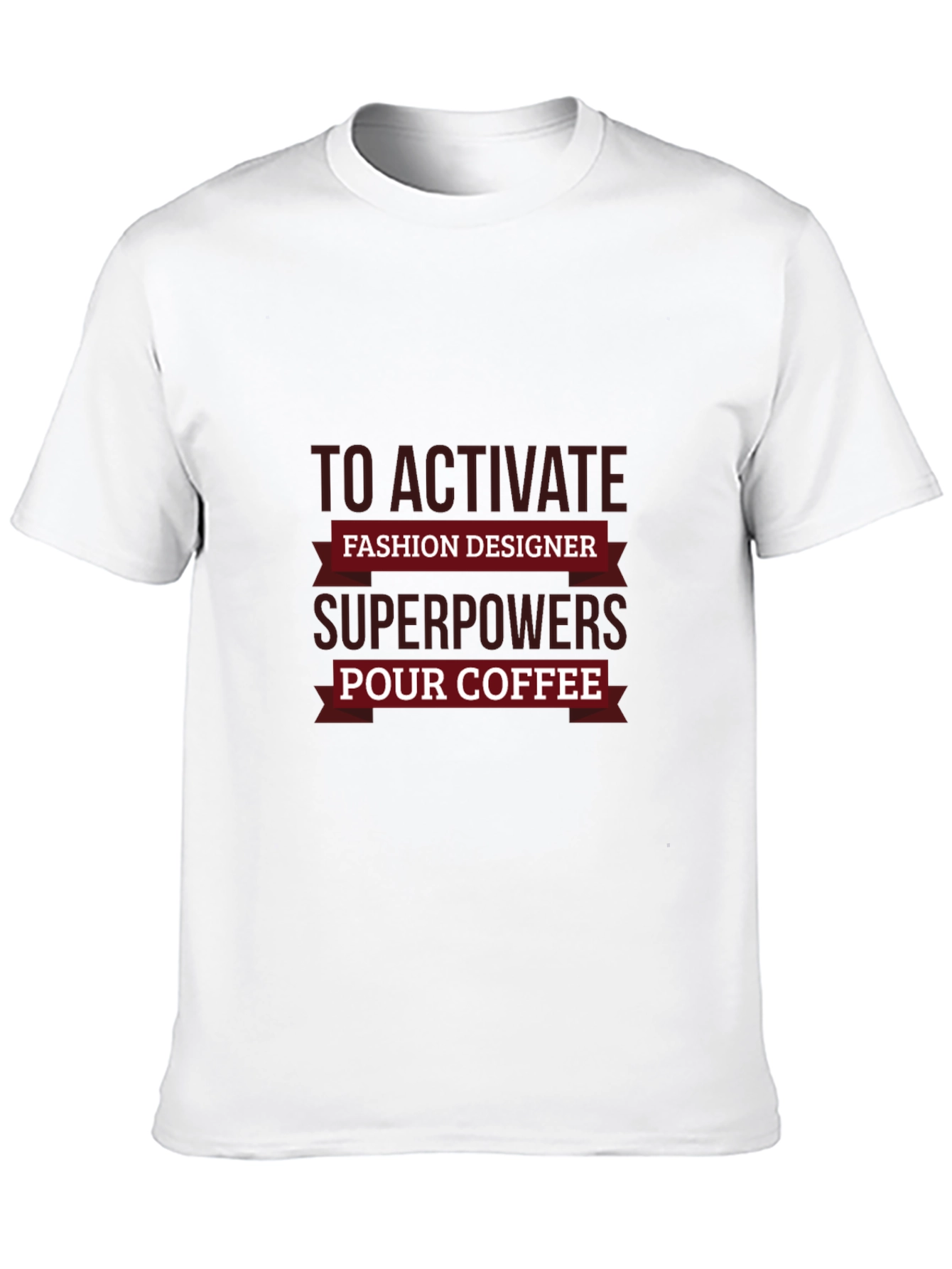 Black Fashion Designer Superpowers Coffee T-Shirt view 10