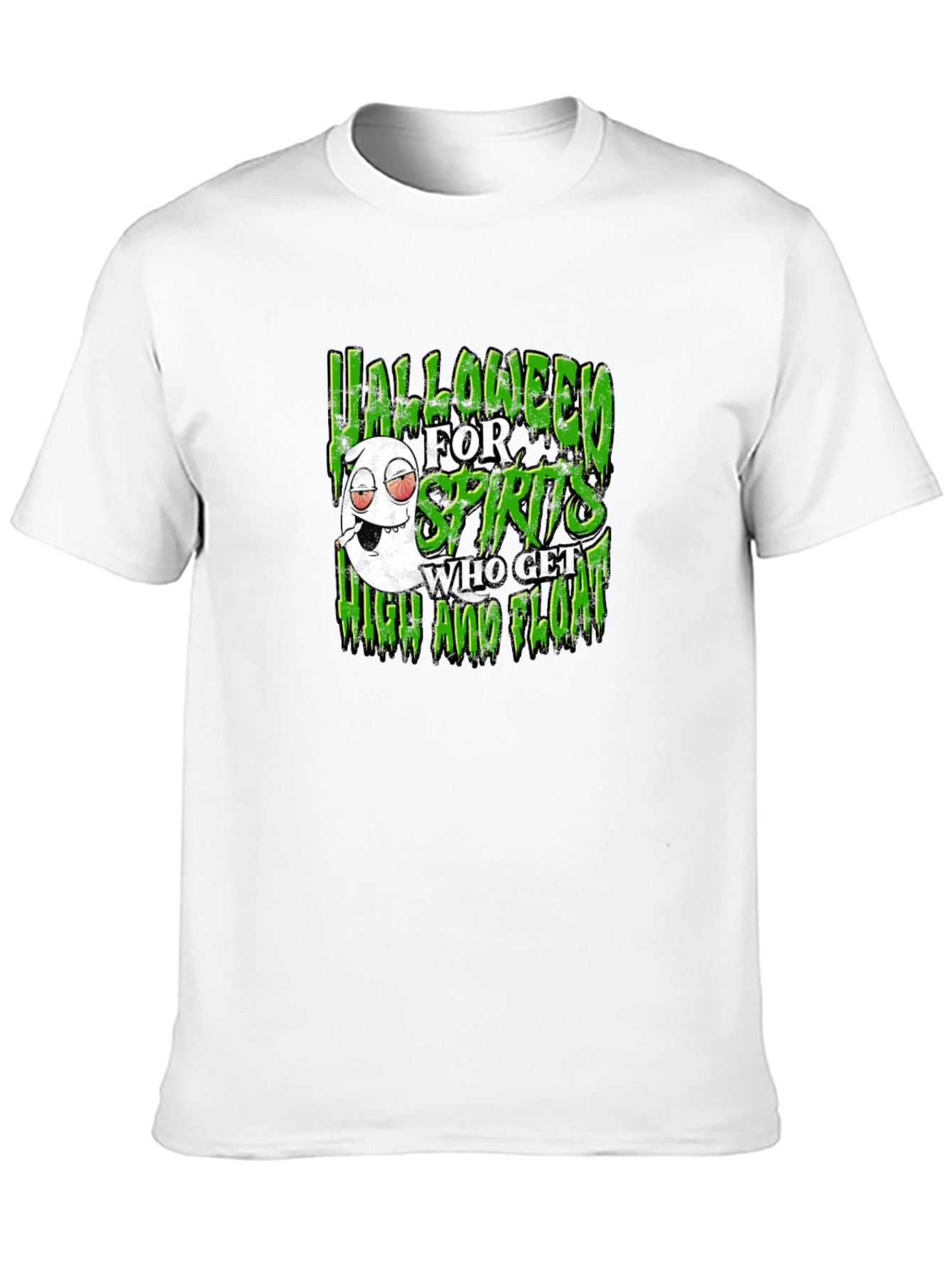 Black Halloween for Spirits T-Shirt - High and Float view 10