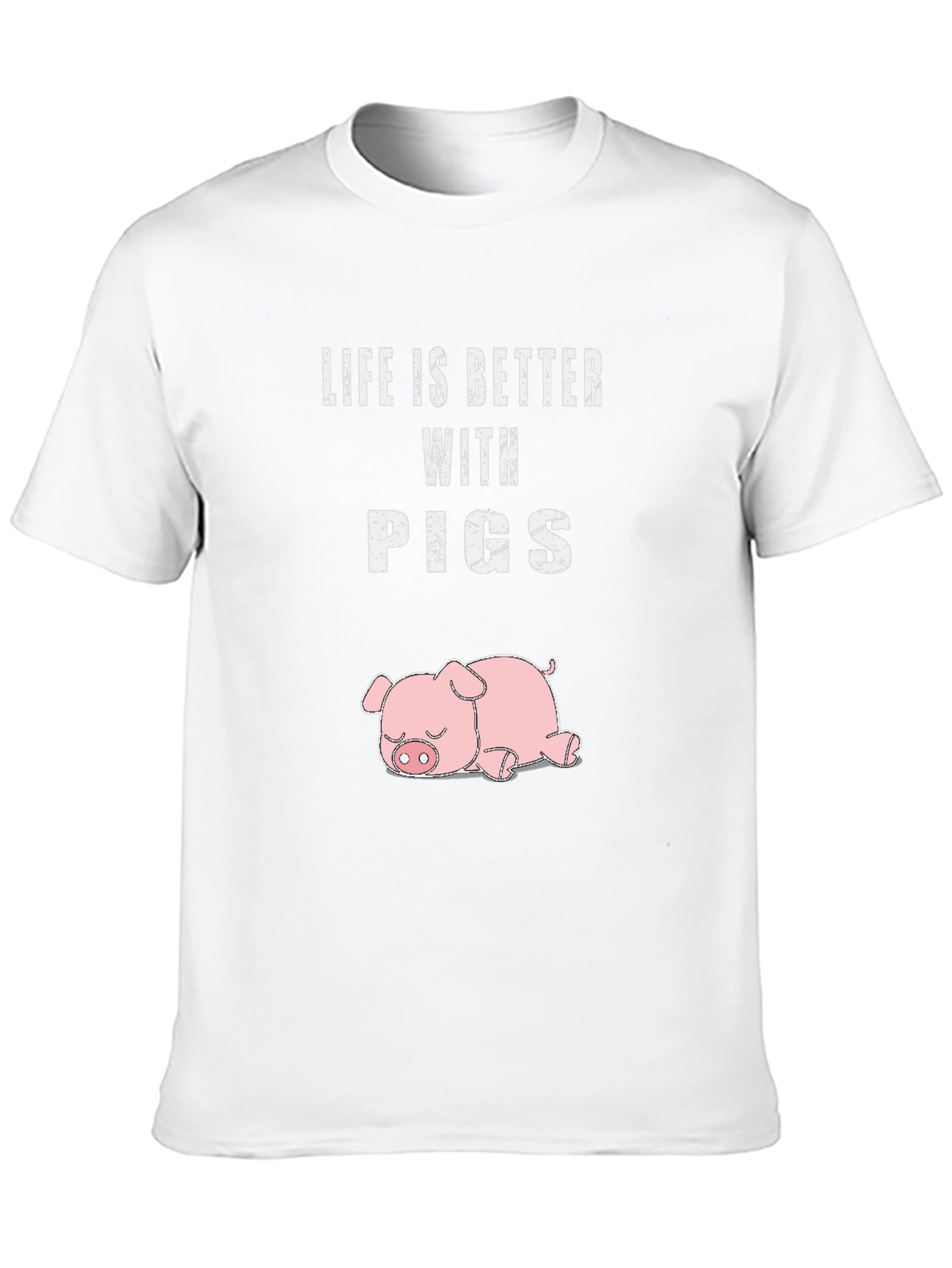 Black Life is Better with Pigs T-Shirt view 10