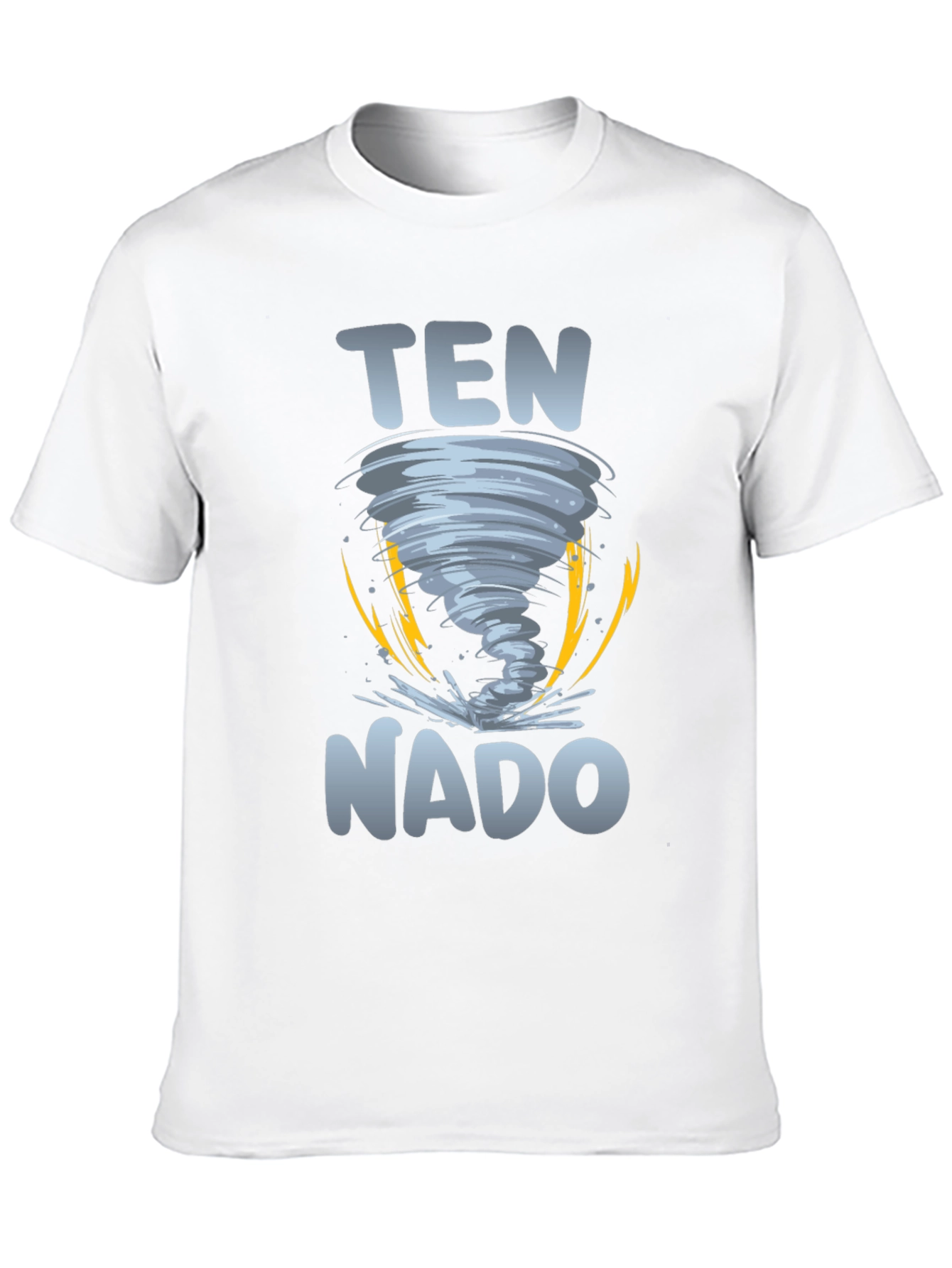 Black Ten Nado Tornado Graphic T-Shirt view 10