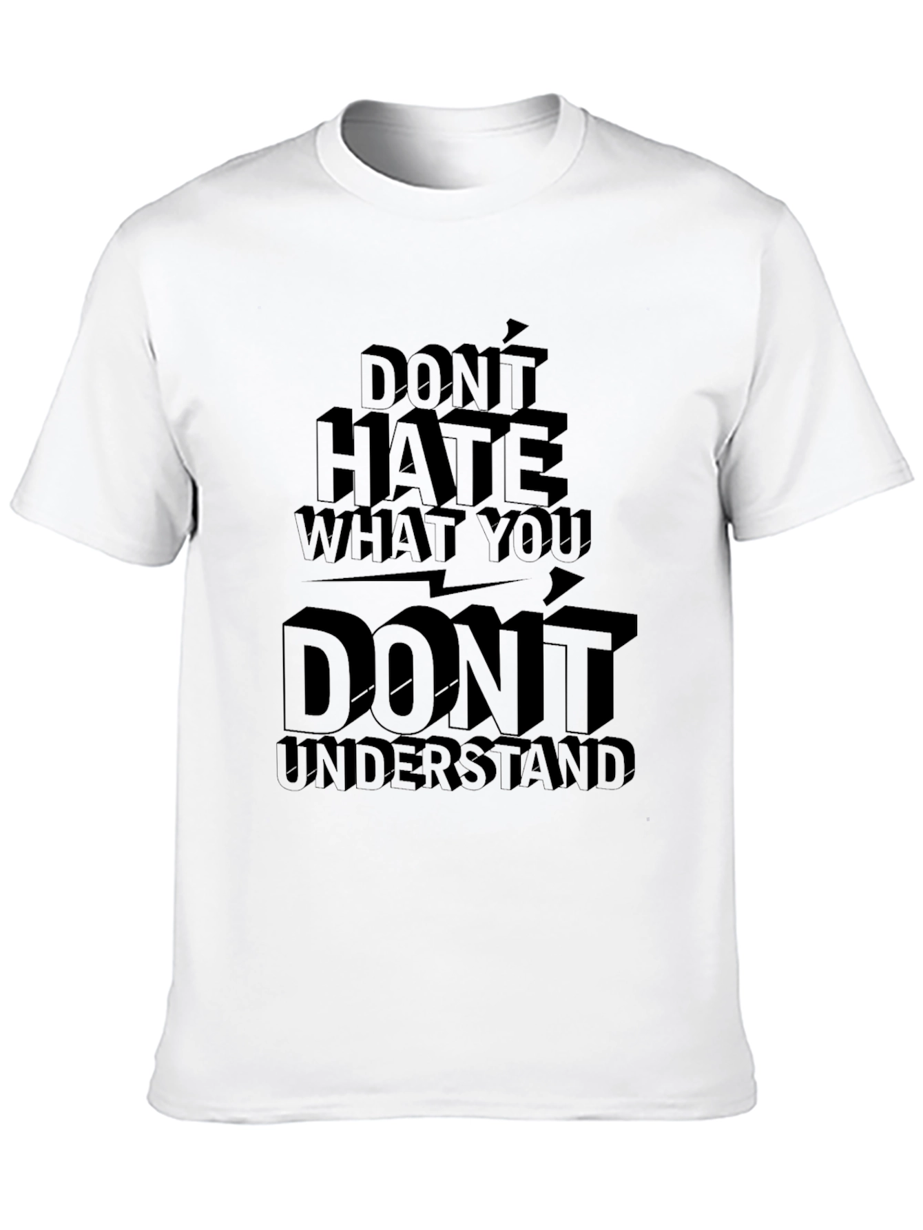 Black Don't Hate What You Don't Understand Graphic Tee view 10
