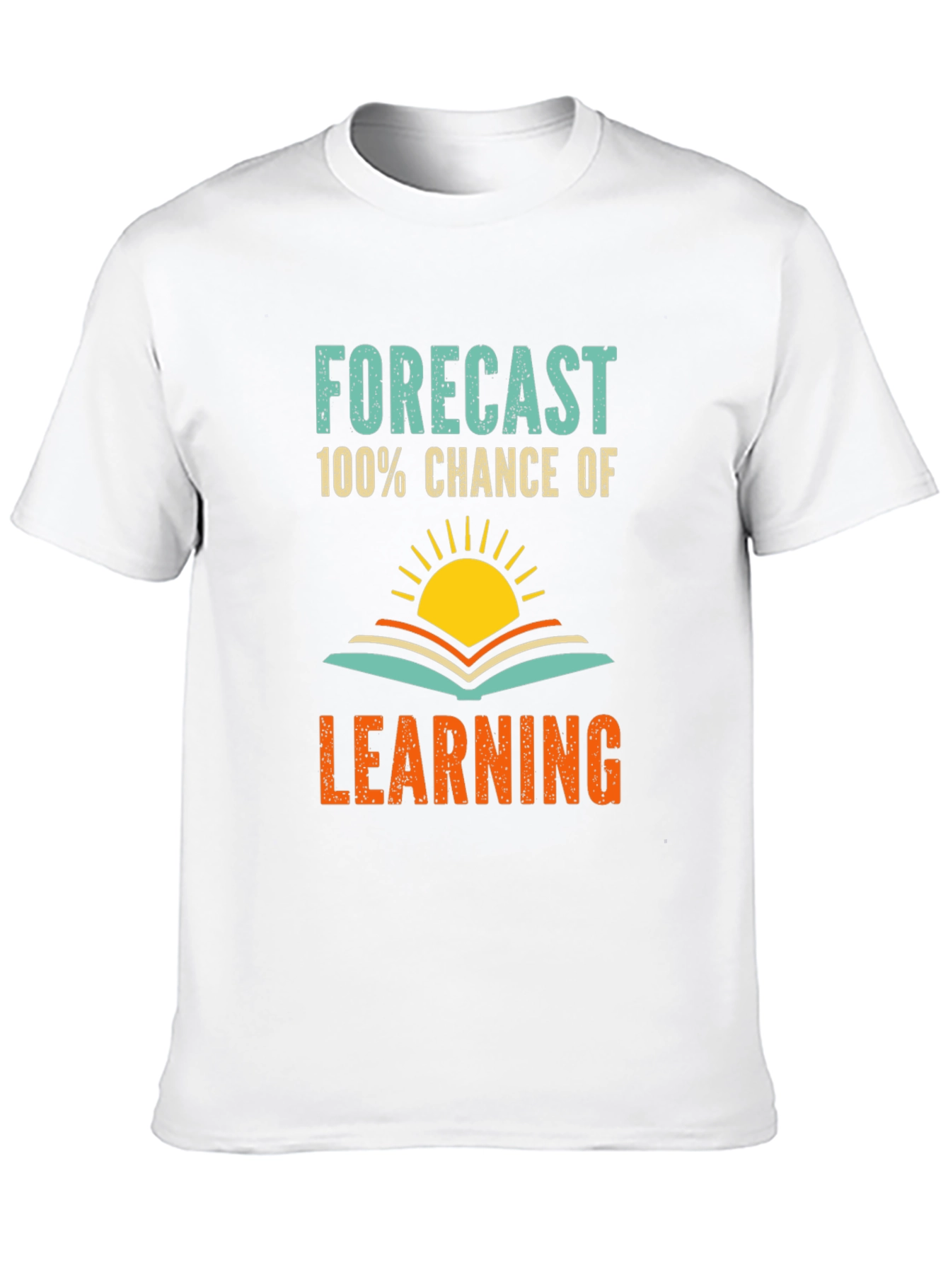 Black Forecast Learning T-Shirt, Study Tee view 10