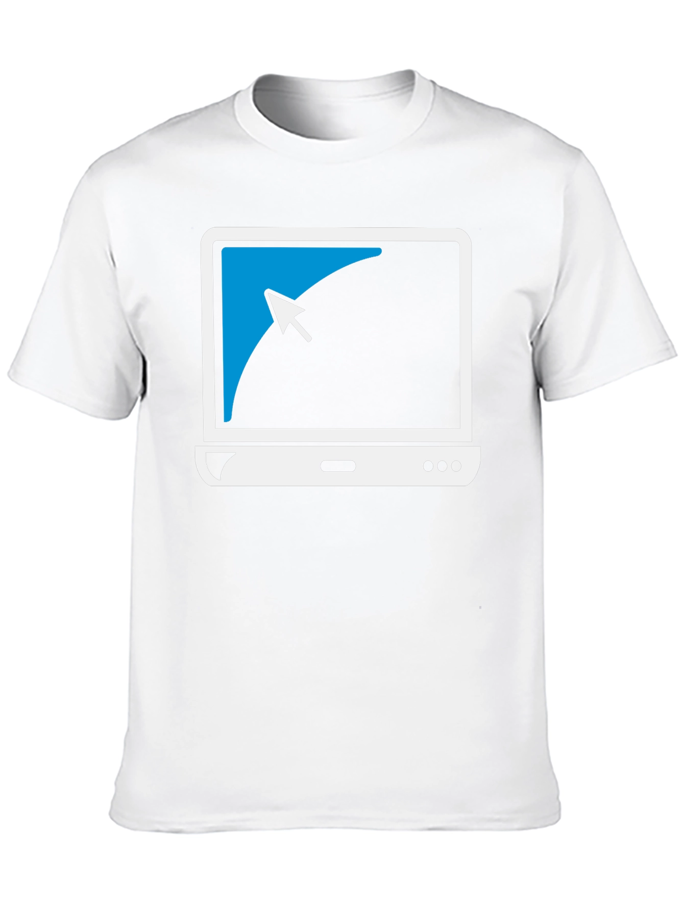 Black Geek Chic Laptop Tee: Cool Computer Graphic T-Shirt view 10