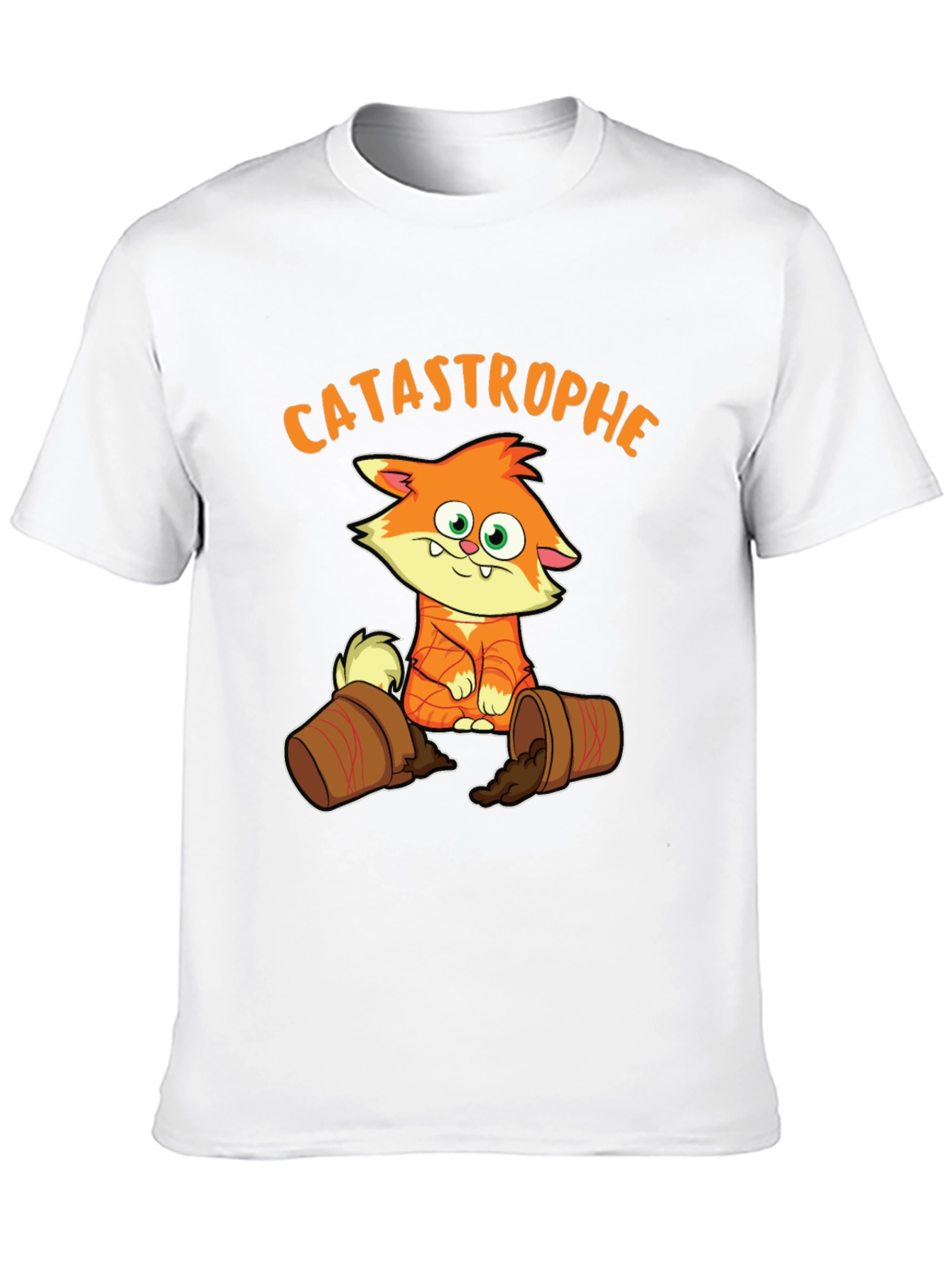 Black Catastrophe Cat T-Shirt - Mischief Maker Tee view 10