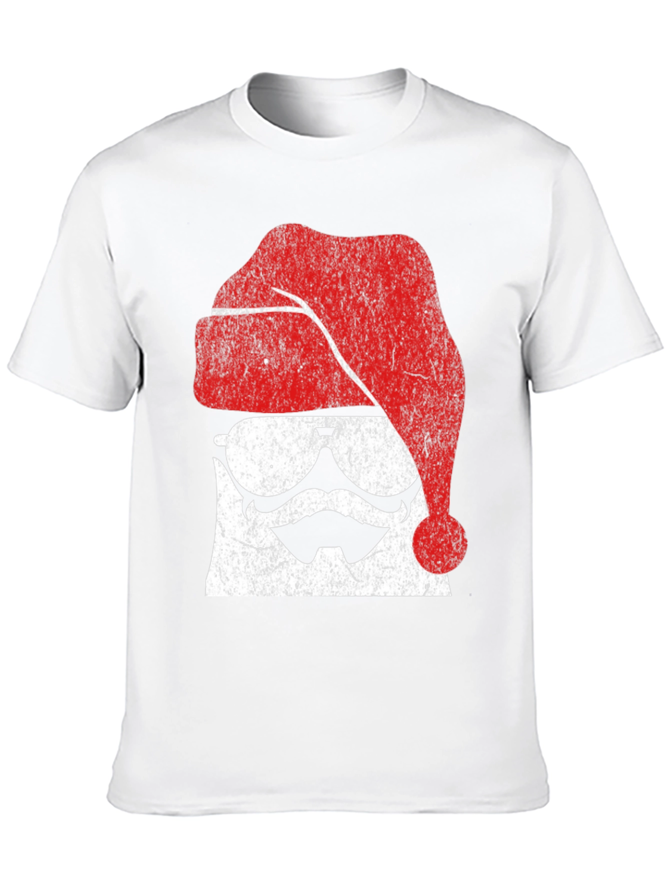 Black Festive Santa Stormtrooper Graphic Tee view 10