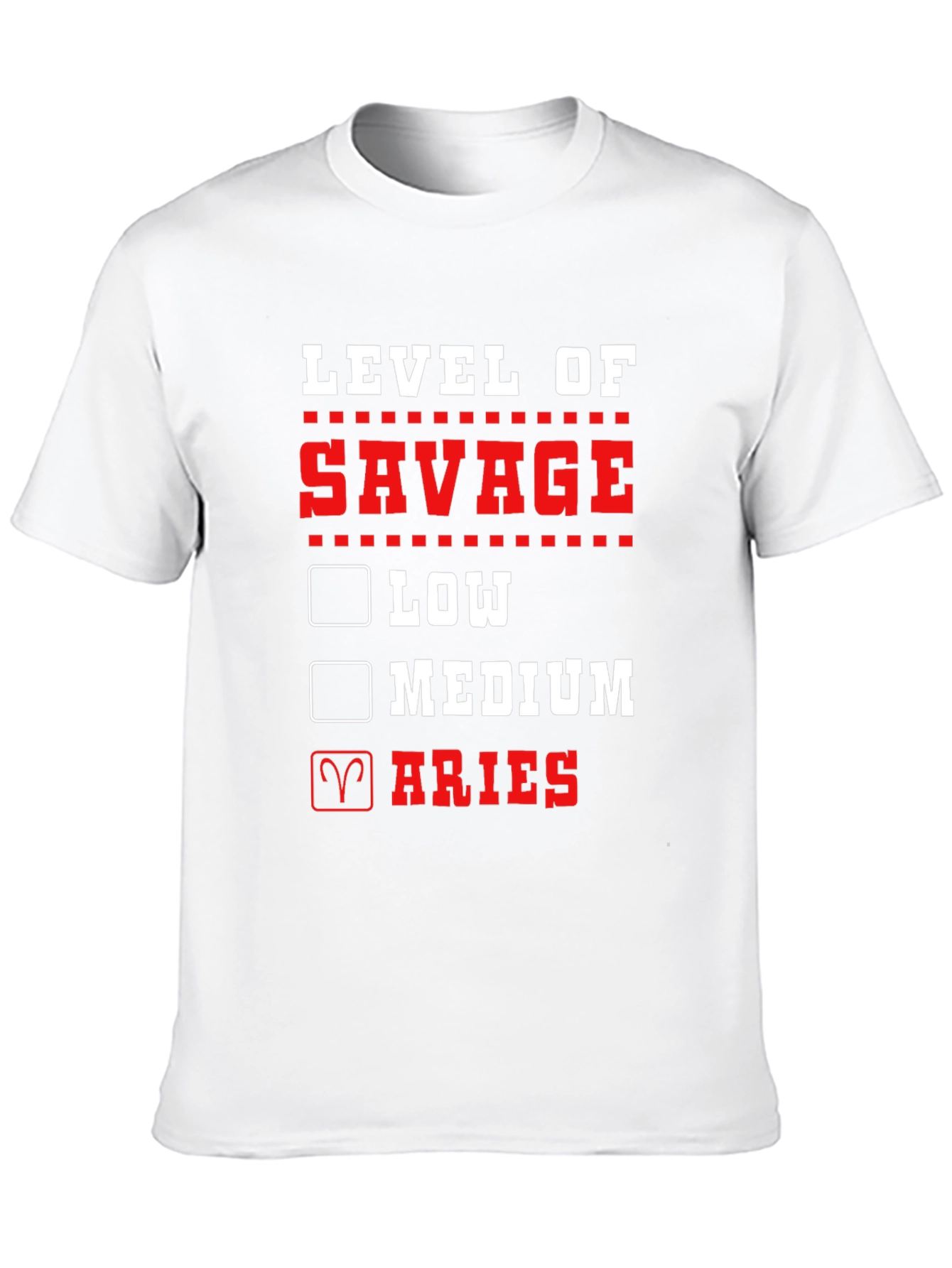 Black Level of Savage Aries T-Shirt view 10