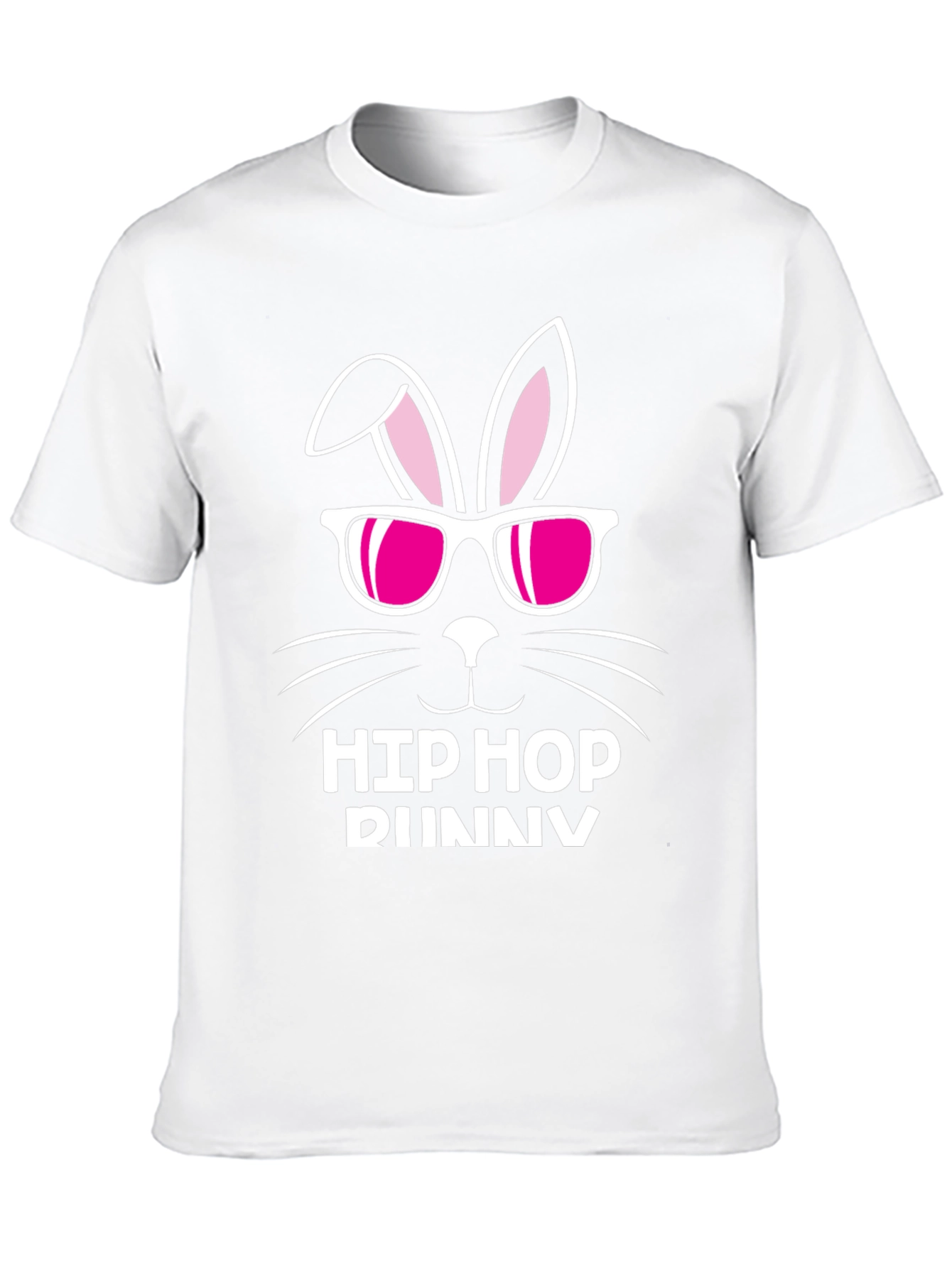 Black Hip Hop Bunny T-Shirt: Cool Easter Style view 10