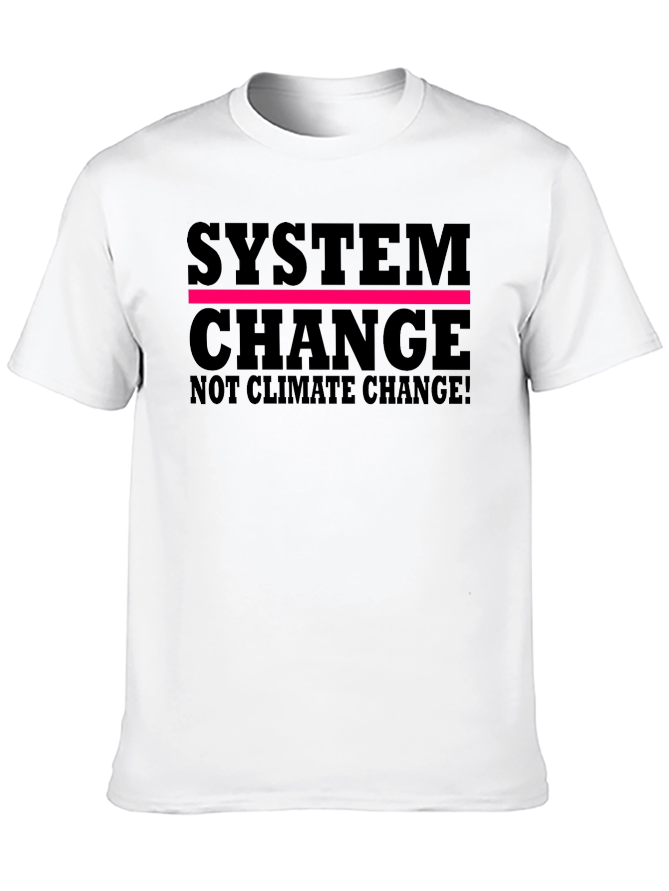 Black System Change T-Shirt - Climate Activism Tee view 10