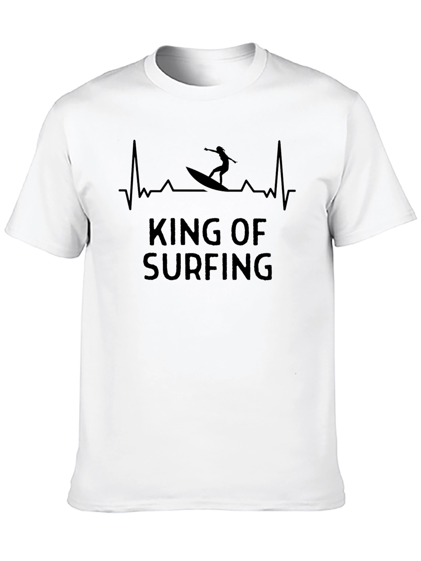 Black King of Surfing Black T-Shirt view 10
