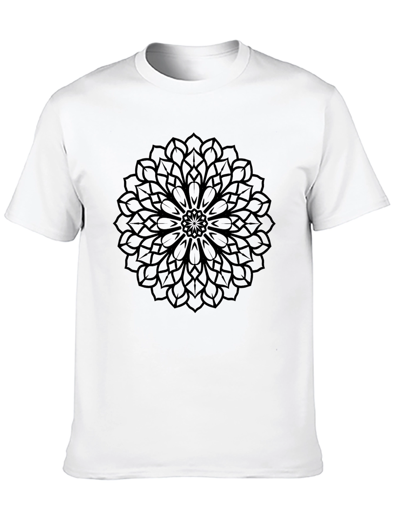 Black Black Mandala Graphic Tee - Men's Short Sleeve view 10