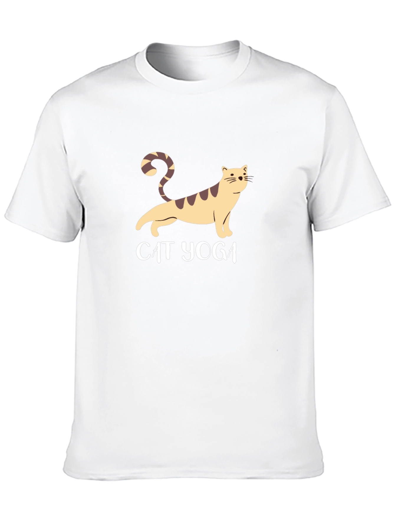 Black Cat Yoga Graphic T-Shirt - Unisex Black Tee view 10