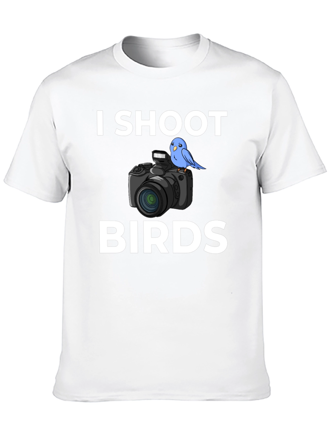 Black I Shoot Birds Graphic T-Shirt view 10