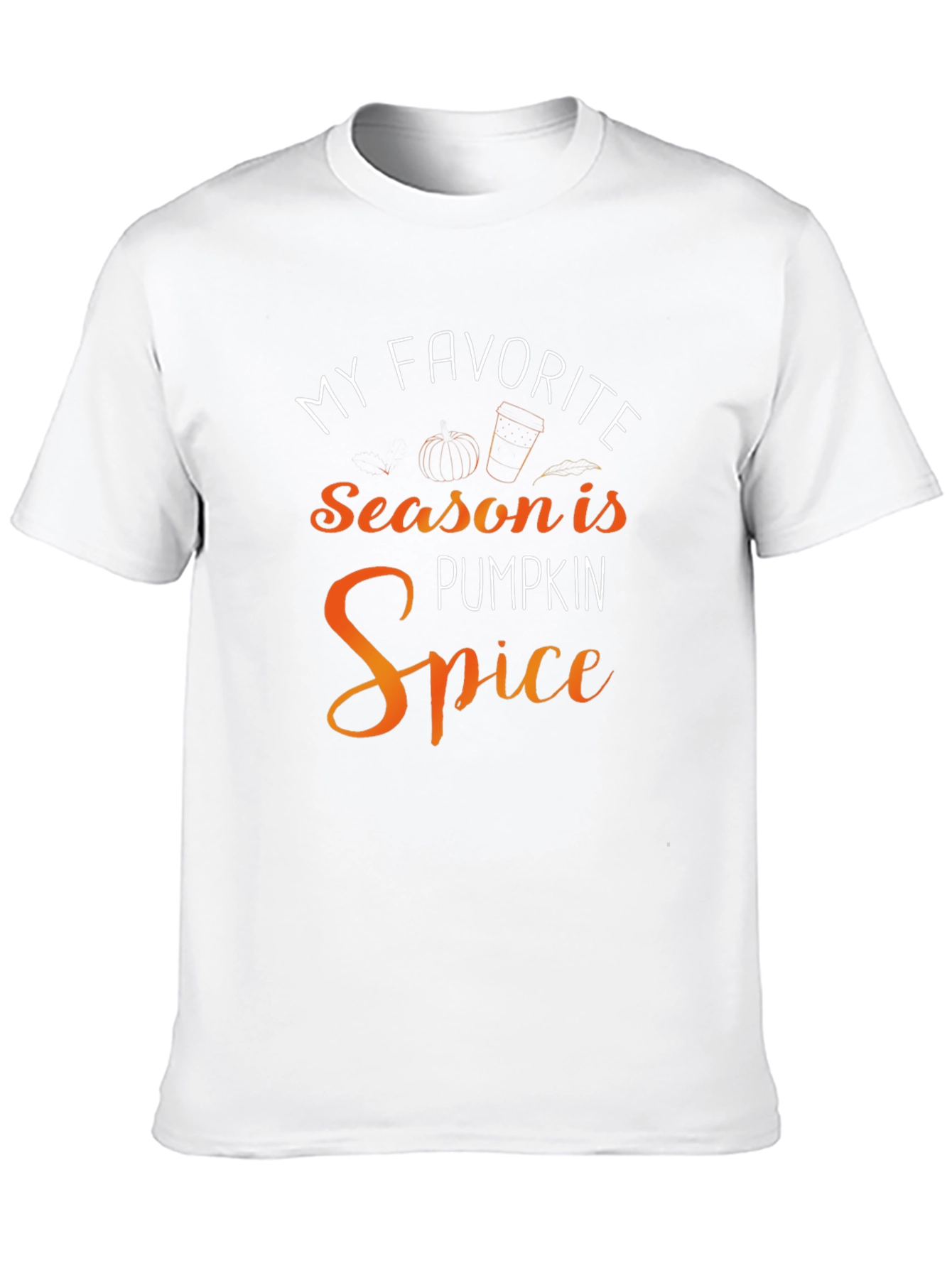 Black Pumpkin Spice Season T-Shirt, Black view 10