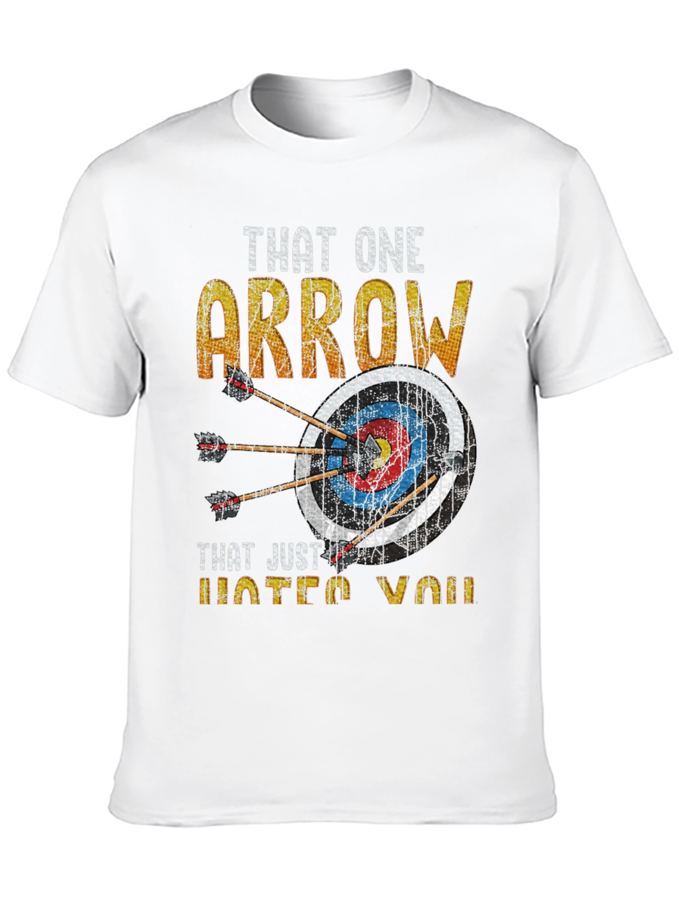 Black Archery Arrow T-Shirt - Humor Target Tee view 10