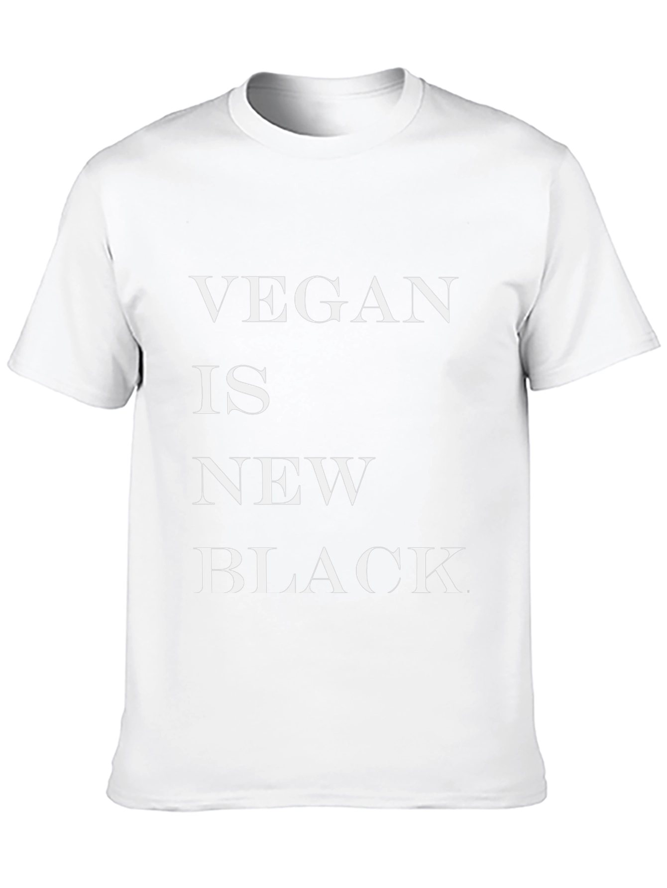 Black Vegan is the New Black Graphic Tee view 10