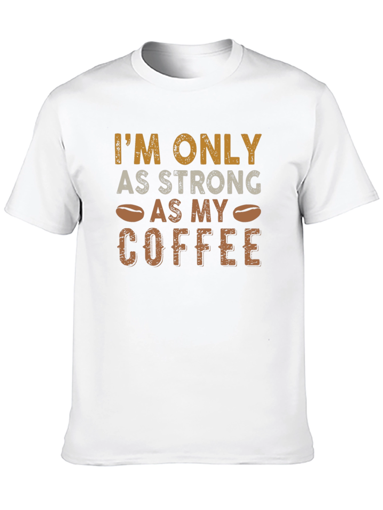Black Strong as My Coffee T-Shirt view 10