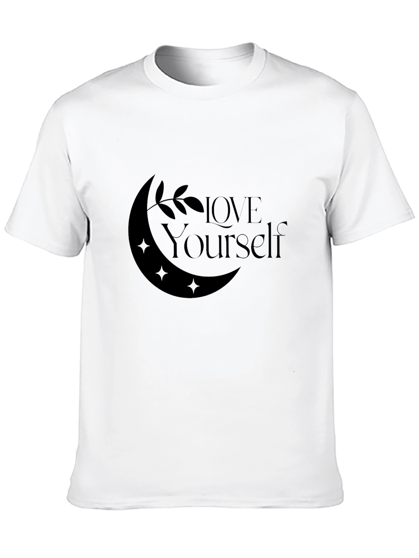 Black Love Yourself Black T-Shirt view 10