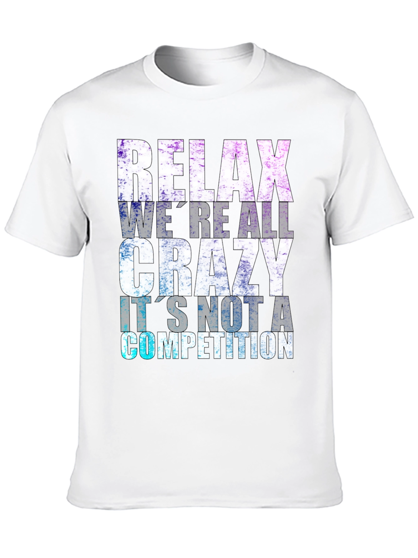 Black Relax, We're All Crazy Graphic T-Shirt view 10