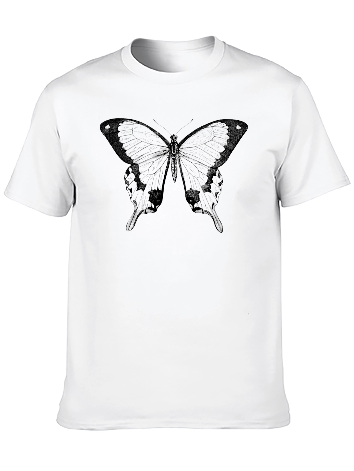 Black Butterfly Graphic Tee - Stylish Men's T-Shirt - 10