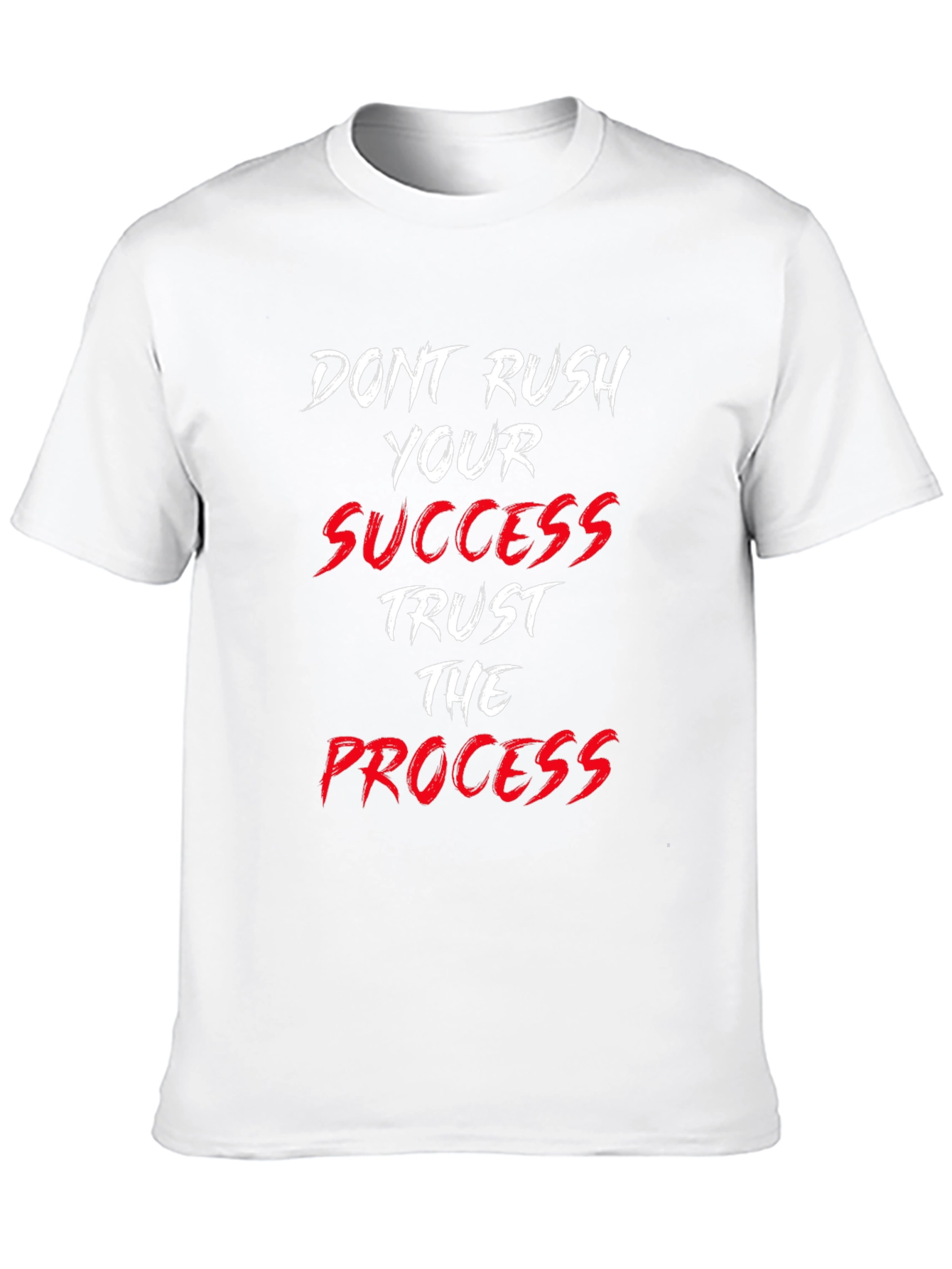 Black Motivational Graphic Tee - Don't Rush Success view 10