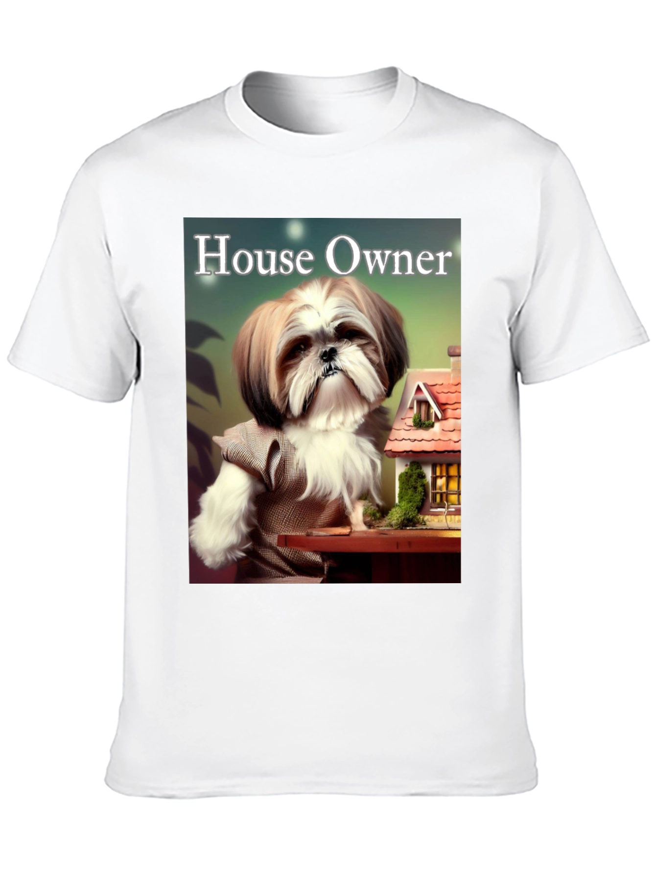 Black House Owner Dog T-Shirt view 10