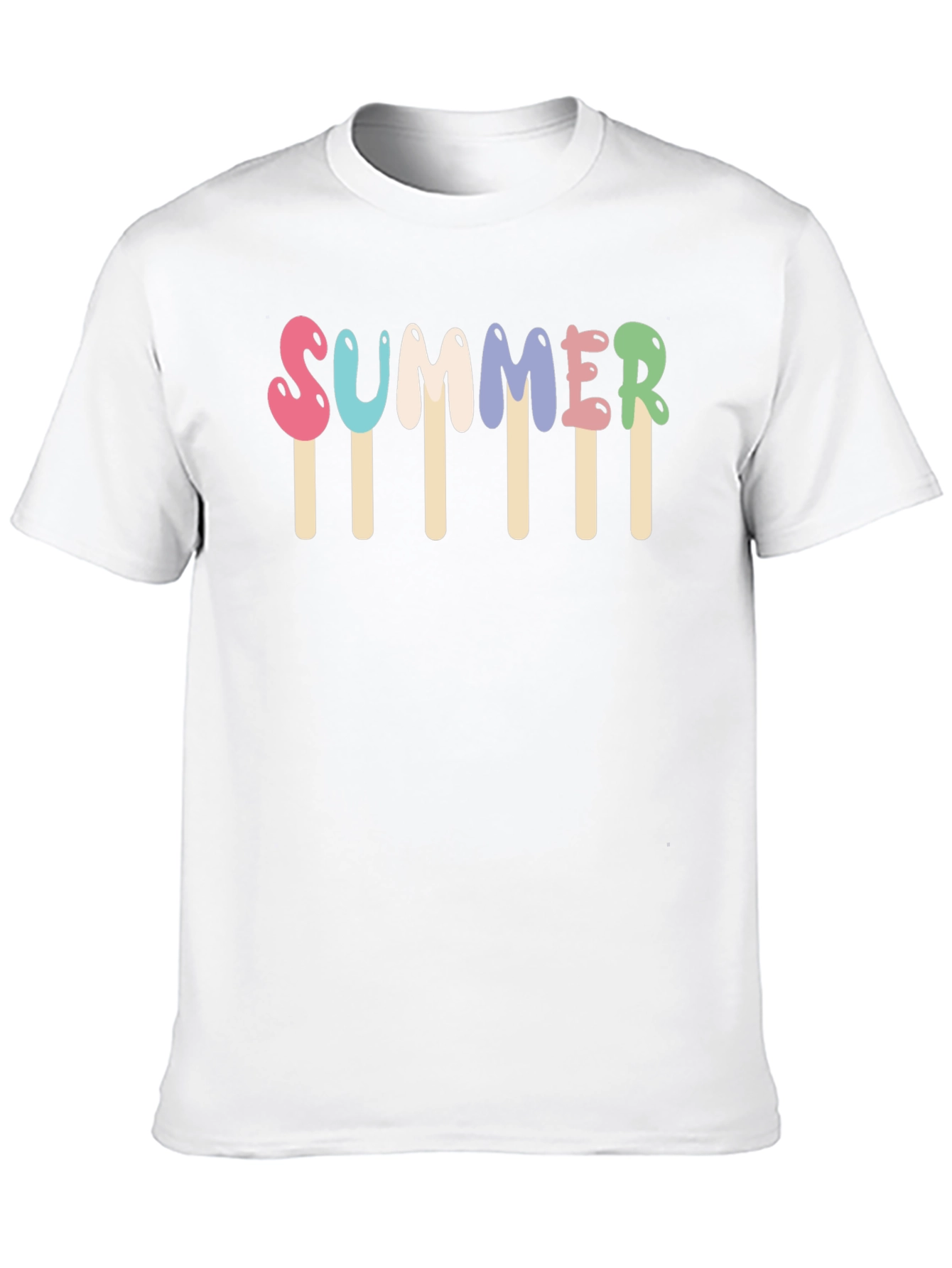 Black Summer Popsicle T-Shirt view 10