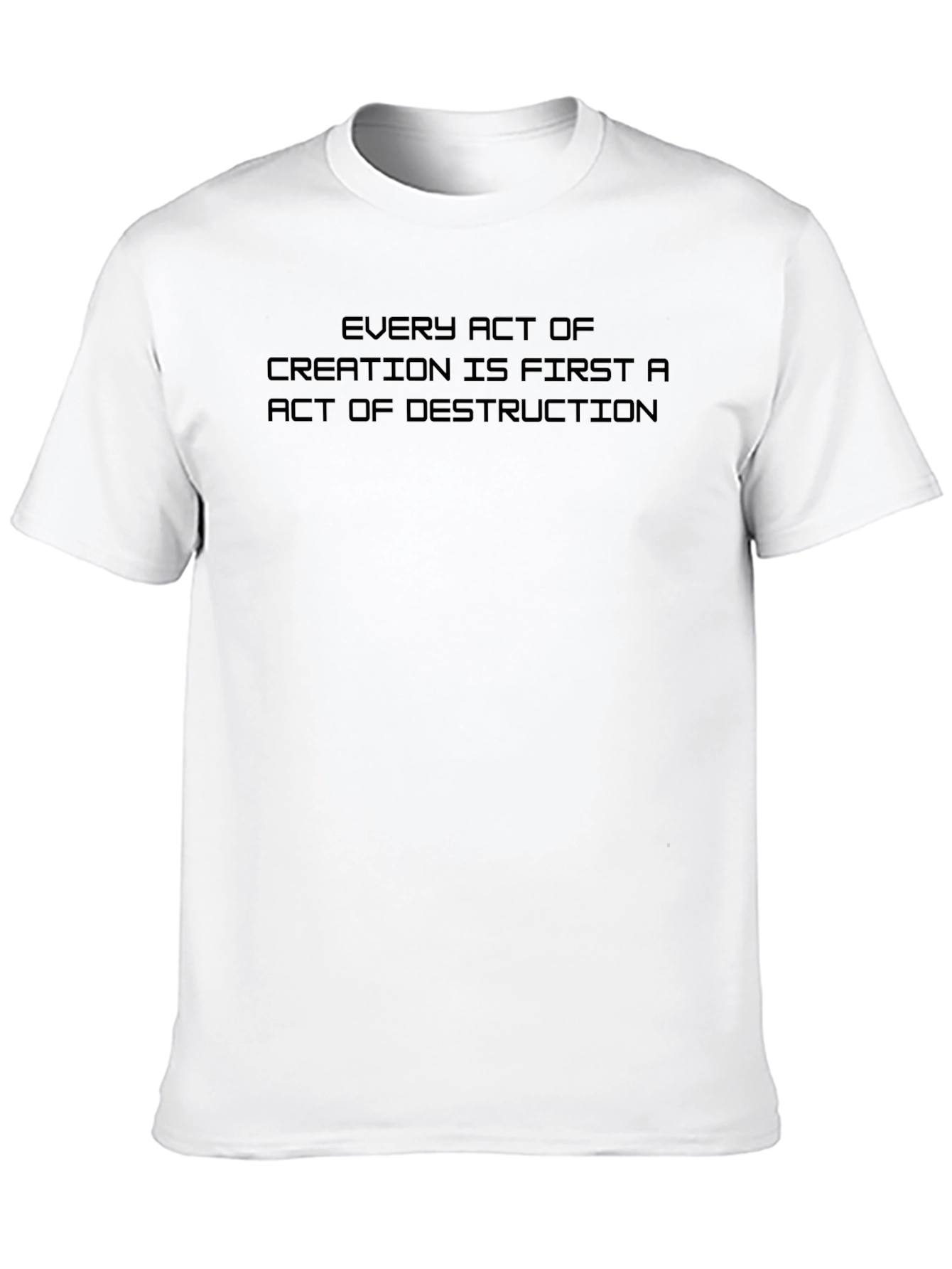 Black Every Act Black Graphic Tee view 10