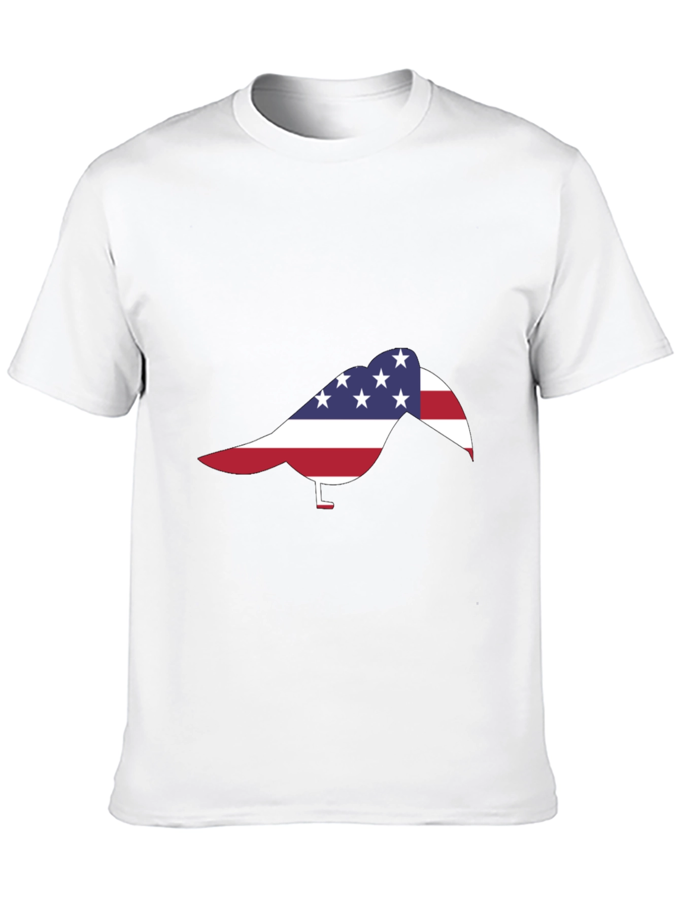 Black American Flag Turkey Black T-Shirt view 10
