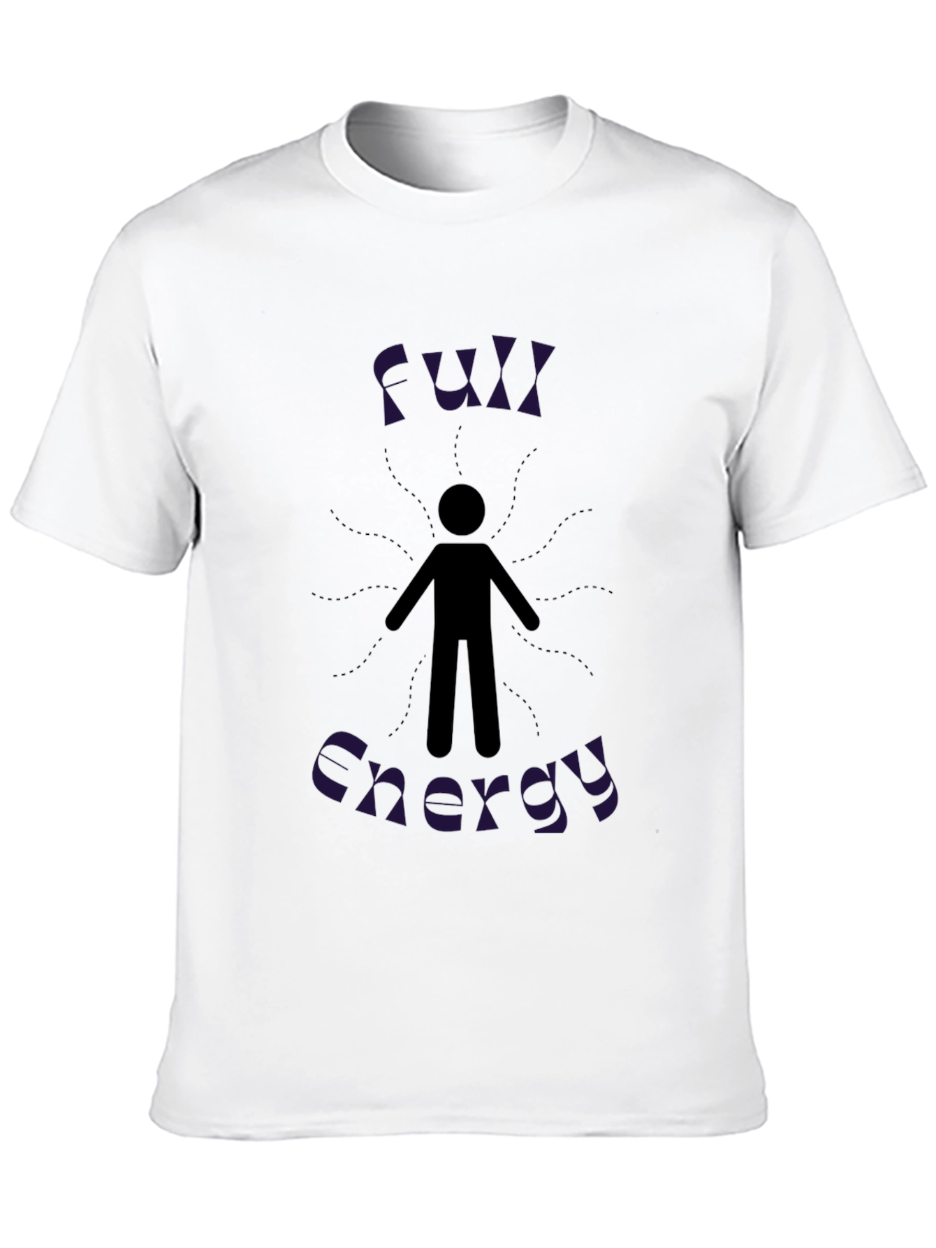 Full Energy Graphic Tee - Black Cotton Comfort - 10