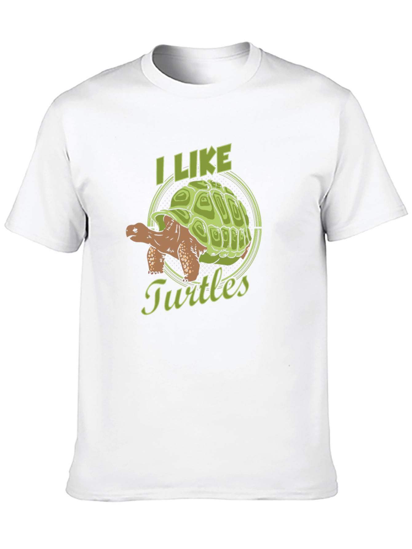 Black I Like Turtles Graphic T-Shirt view 10