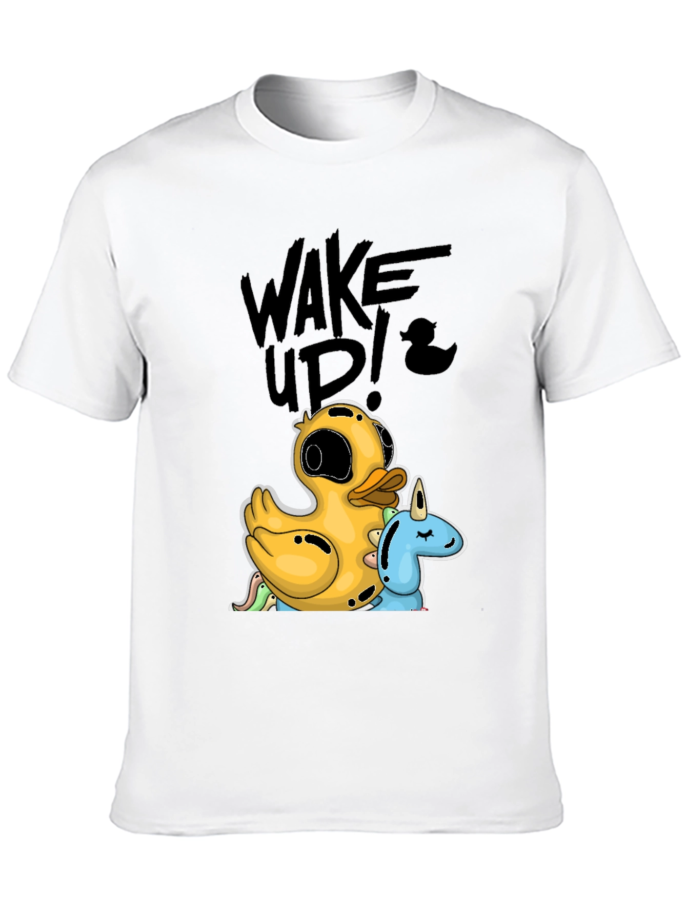 Black Duck & Unicorn Graphic Tee - Wake Up! view 10