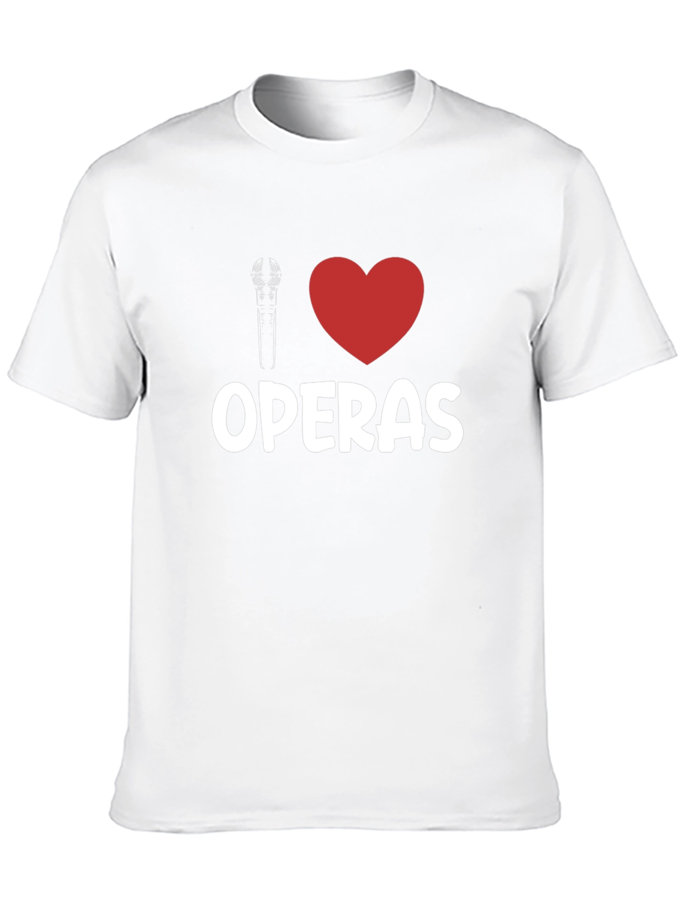 Black I Heart Operas Black T-Shirt - Music Lover Tee view 10