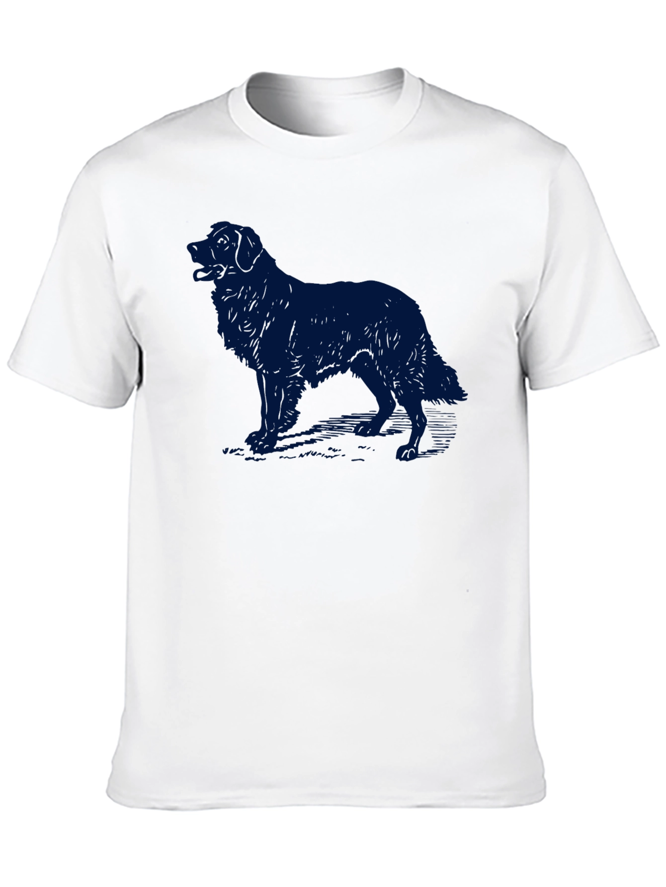 Black Dog Silhouette Graphic Tee - Black view 10