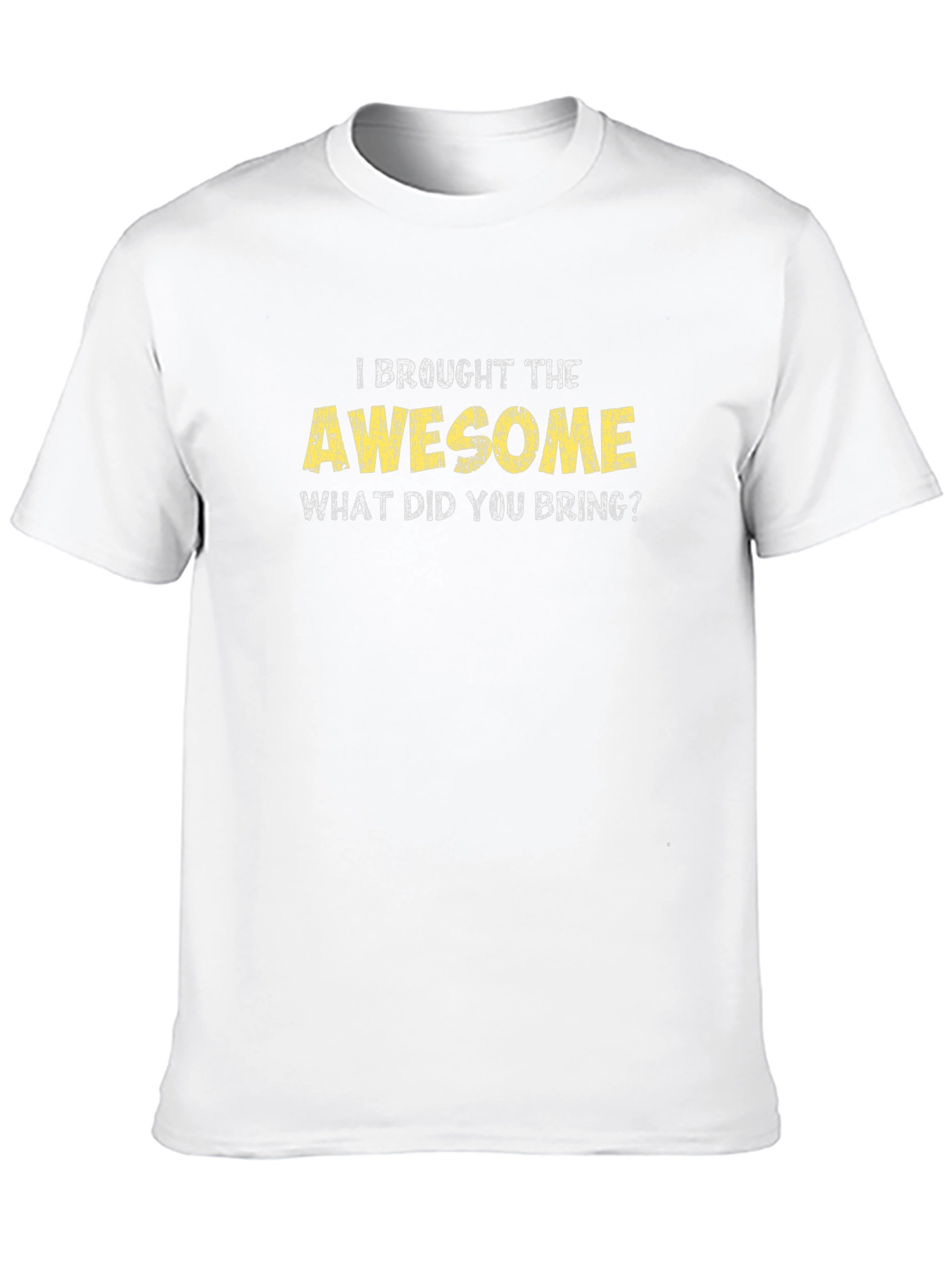Black Awesome Graphic Print T-Shirt view 10