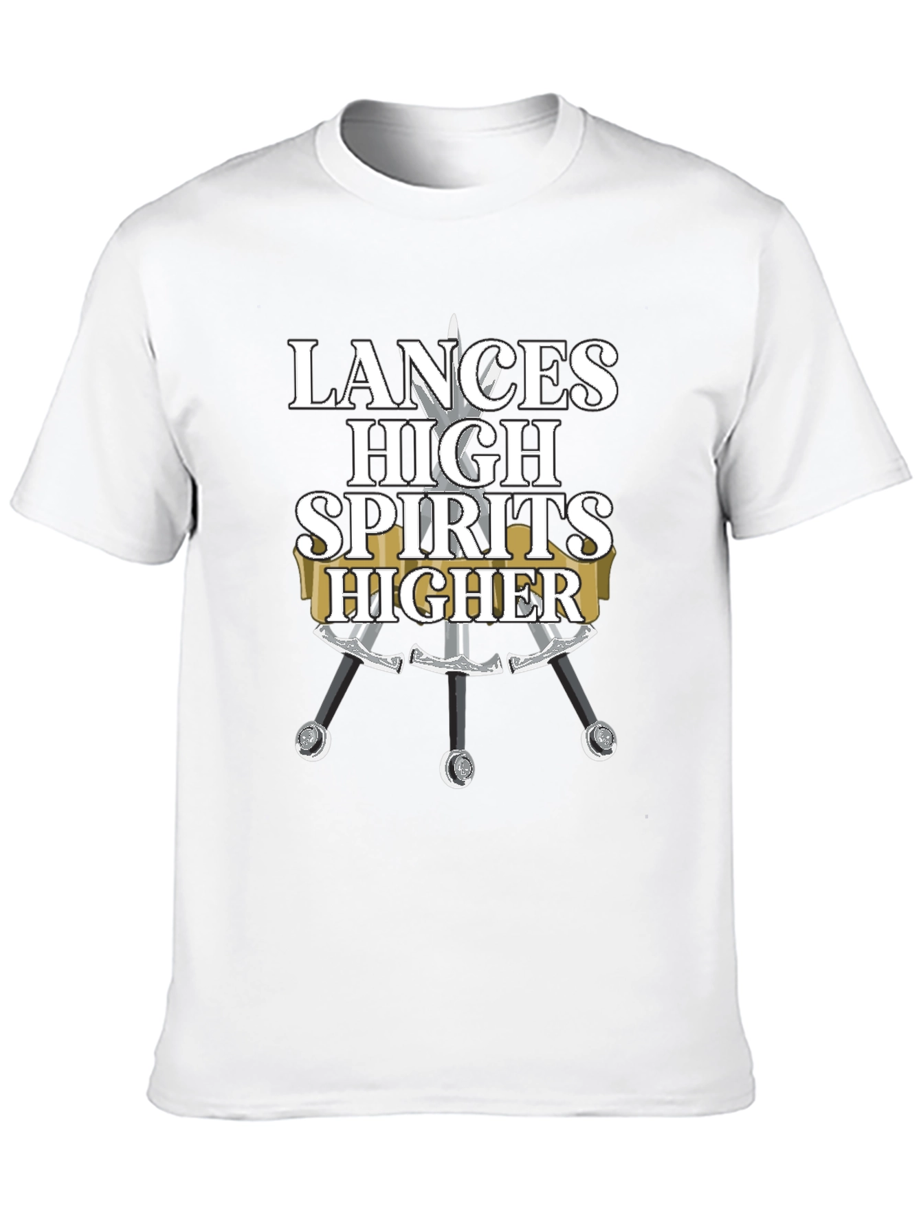 Black Lances High Spirits Higher Black T-Shirt view 10
