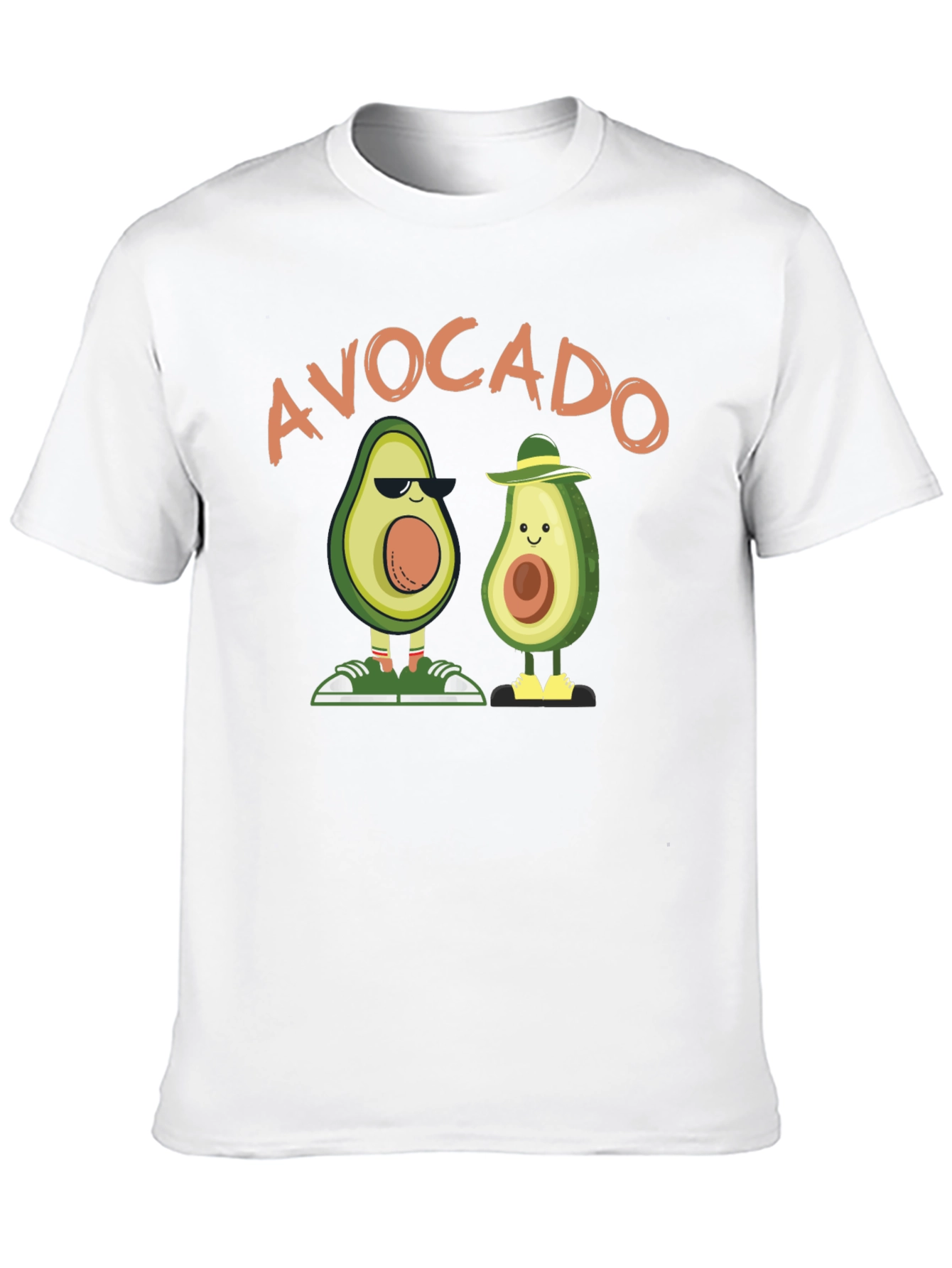 Black Avocado Graphic T-Shirt - Cool & Fun Design view 10