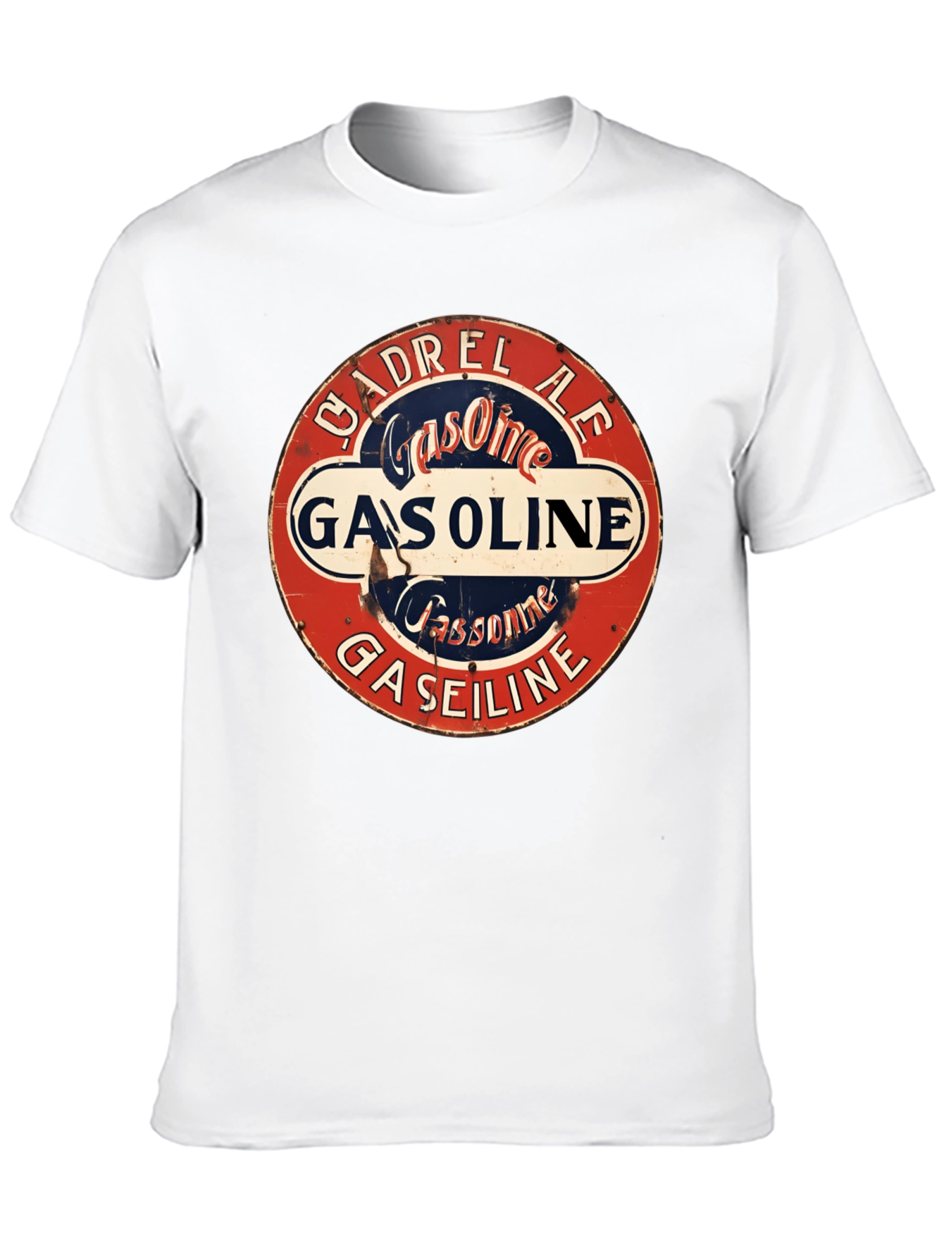 Black Vintage CADREL AE Gasoline Graphic T-Shirt view 10