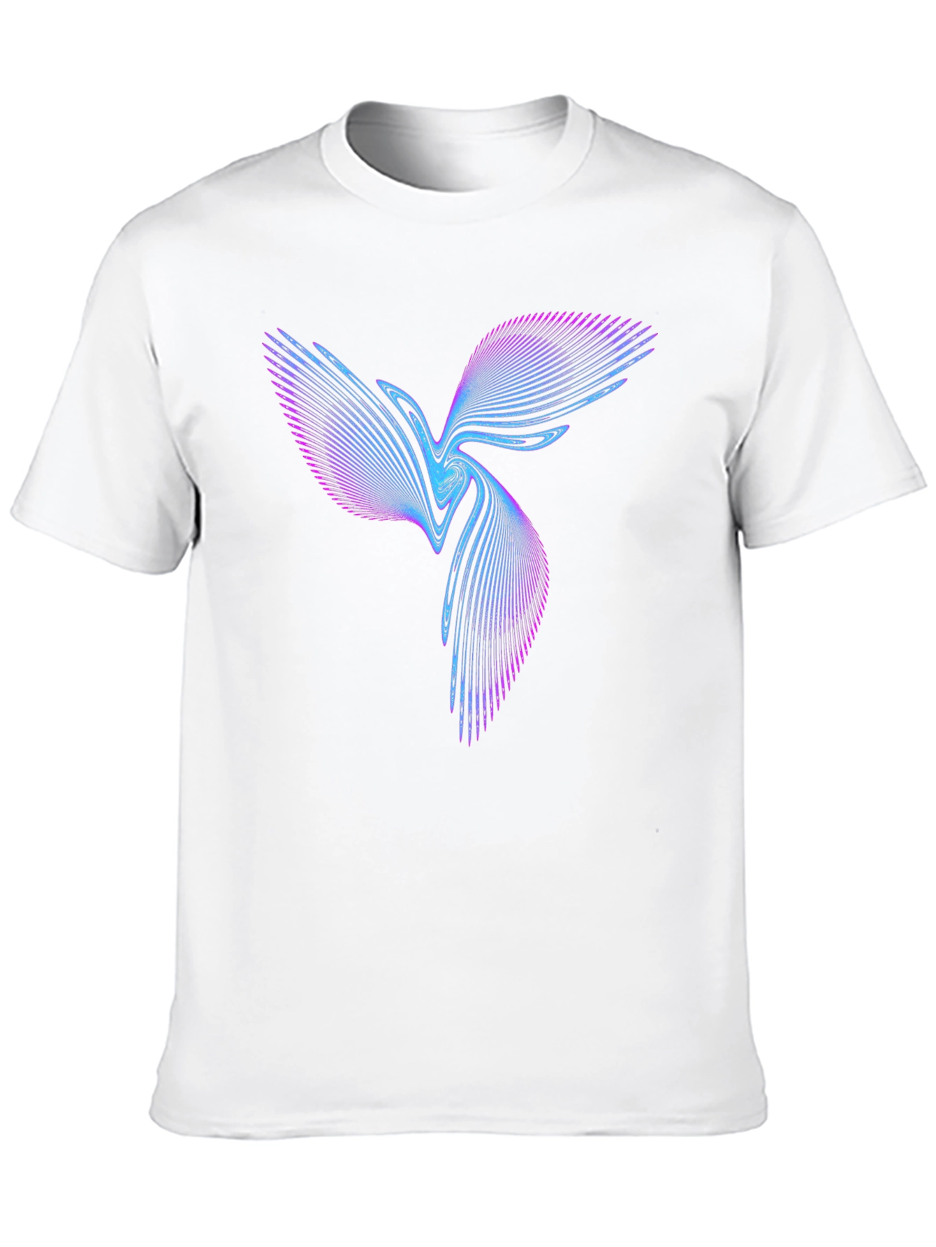 Abstract Graphic Print Black T-Shirt - 10