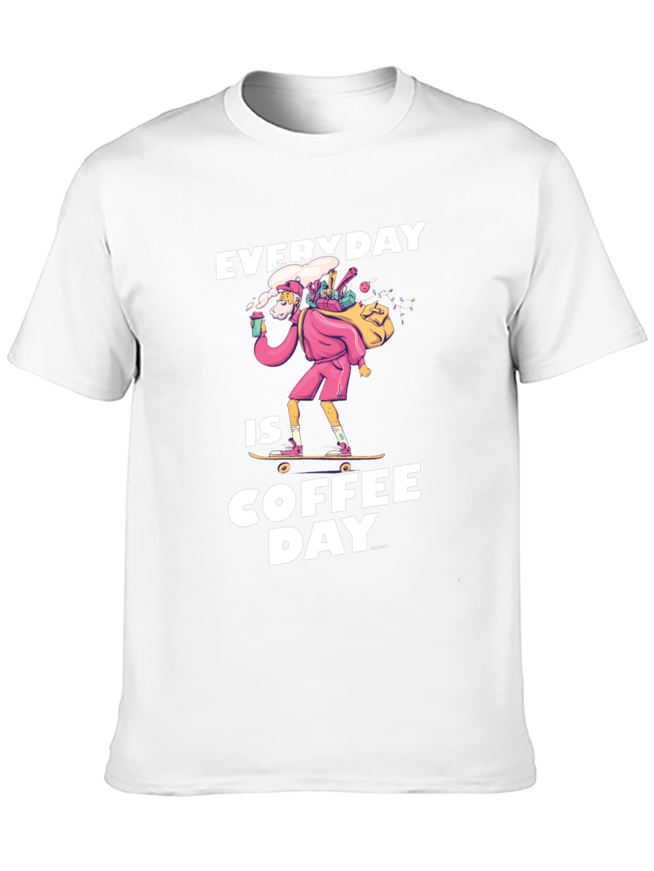 Black Everyday is Coffee Day T-Shirt view 10
