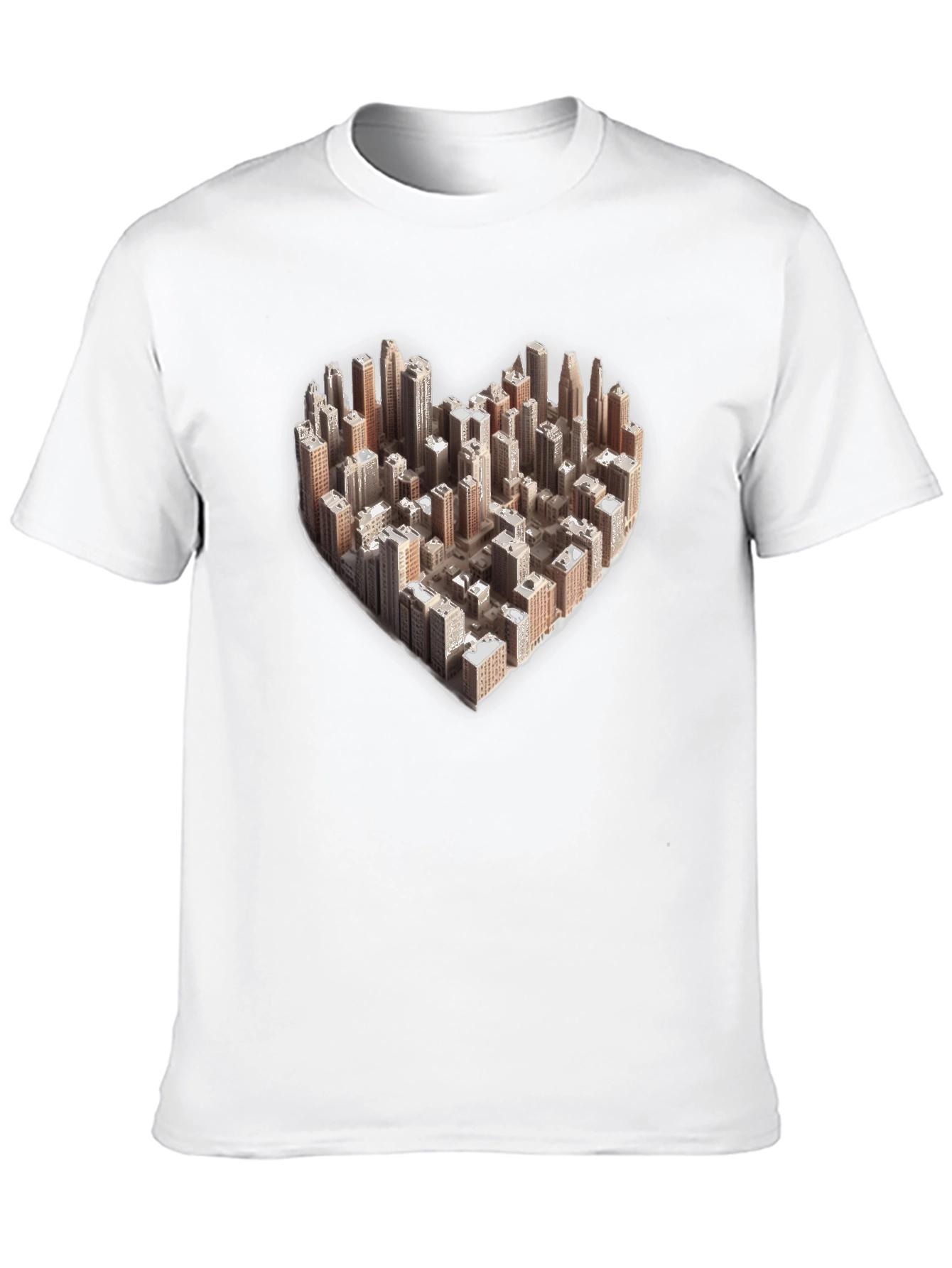 Black Heart of the City Tee - Urban Love T-Shirt view 10