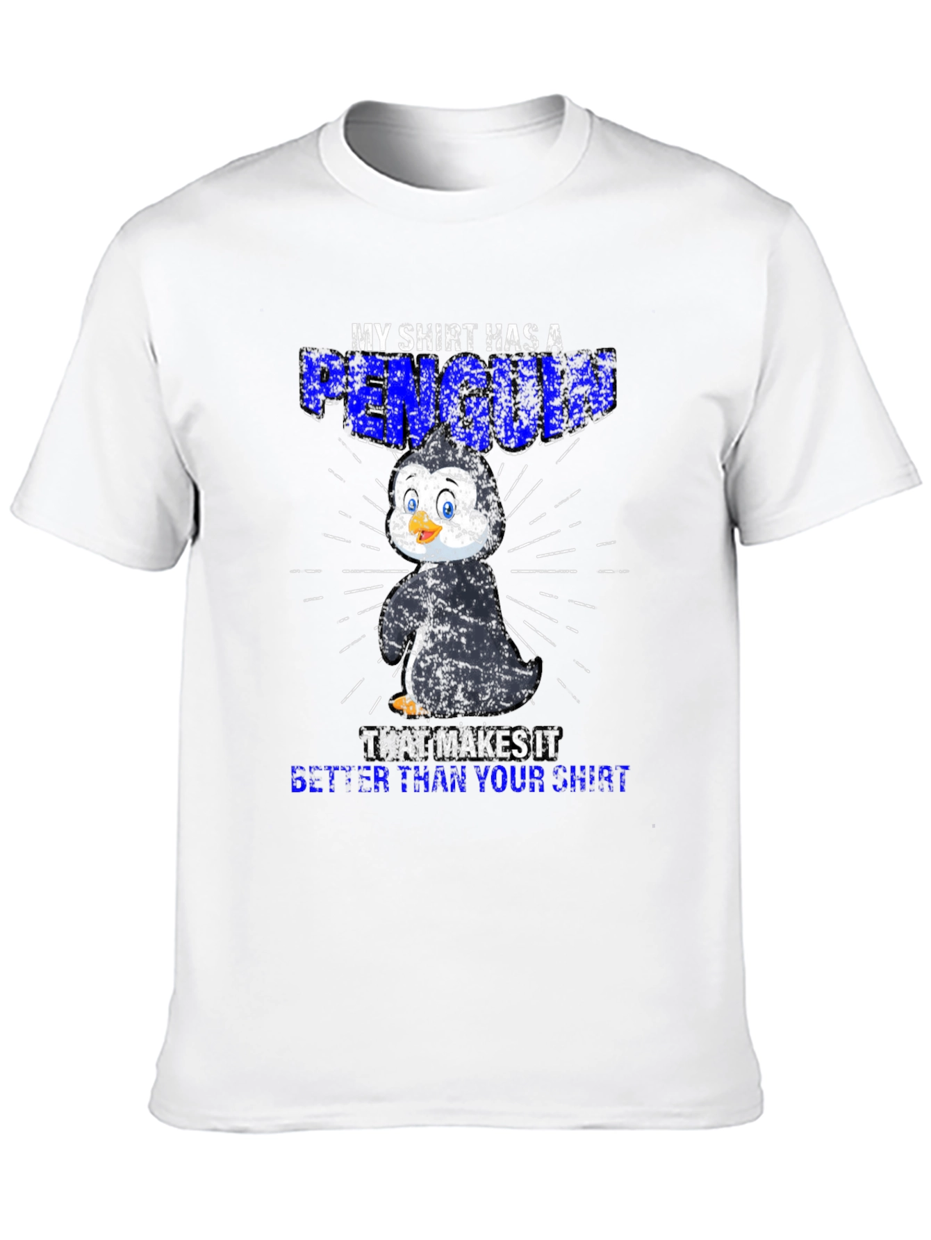Black Penguin Graphic T-Shirt: Better Than Your Shirt! view 10